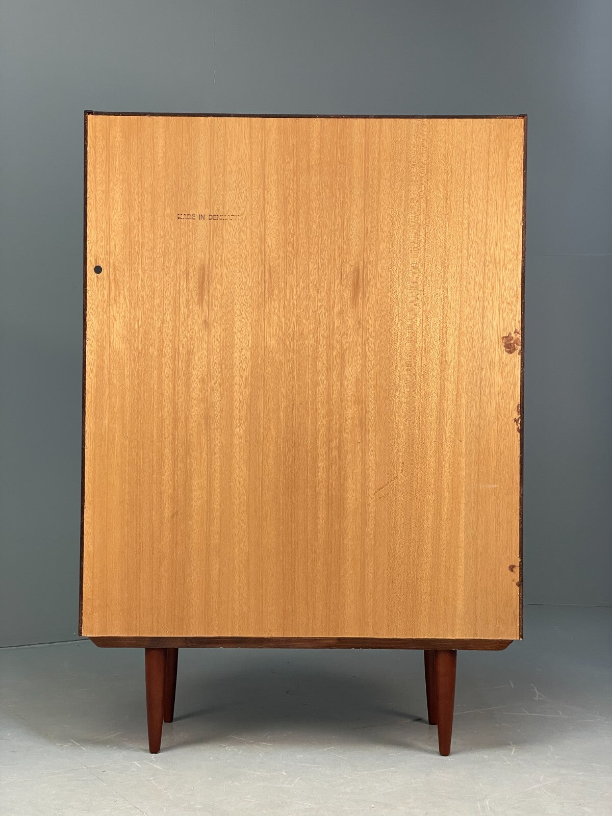 Vintage Danish Bookcase Shelving Unit With Drop Door Drinks Cabinet EB8815 MWOO - UKDK FURNITURE