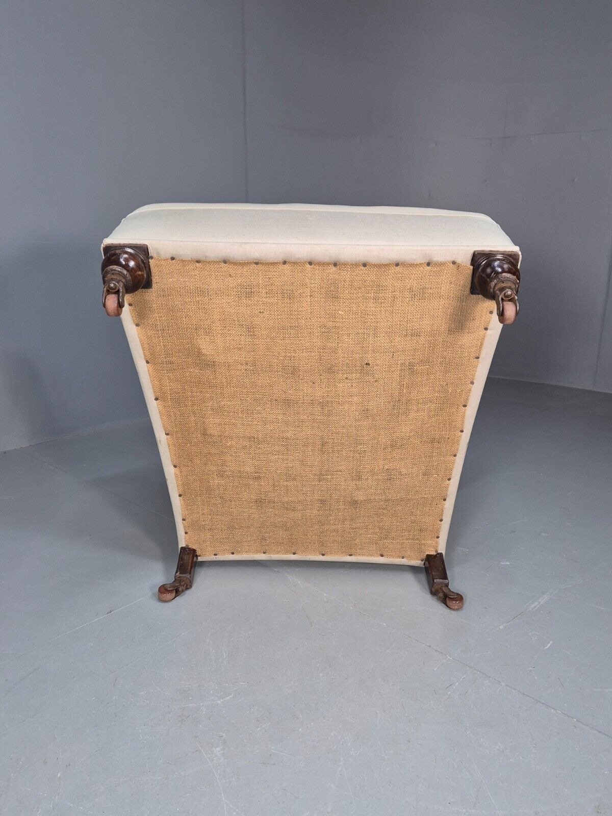 Vintage Wingback Lounge Chair Calico Antique Upholstery Project EB8735 VCLO - UKDK FURNITURE