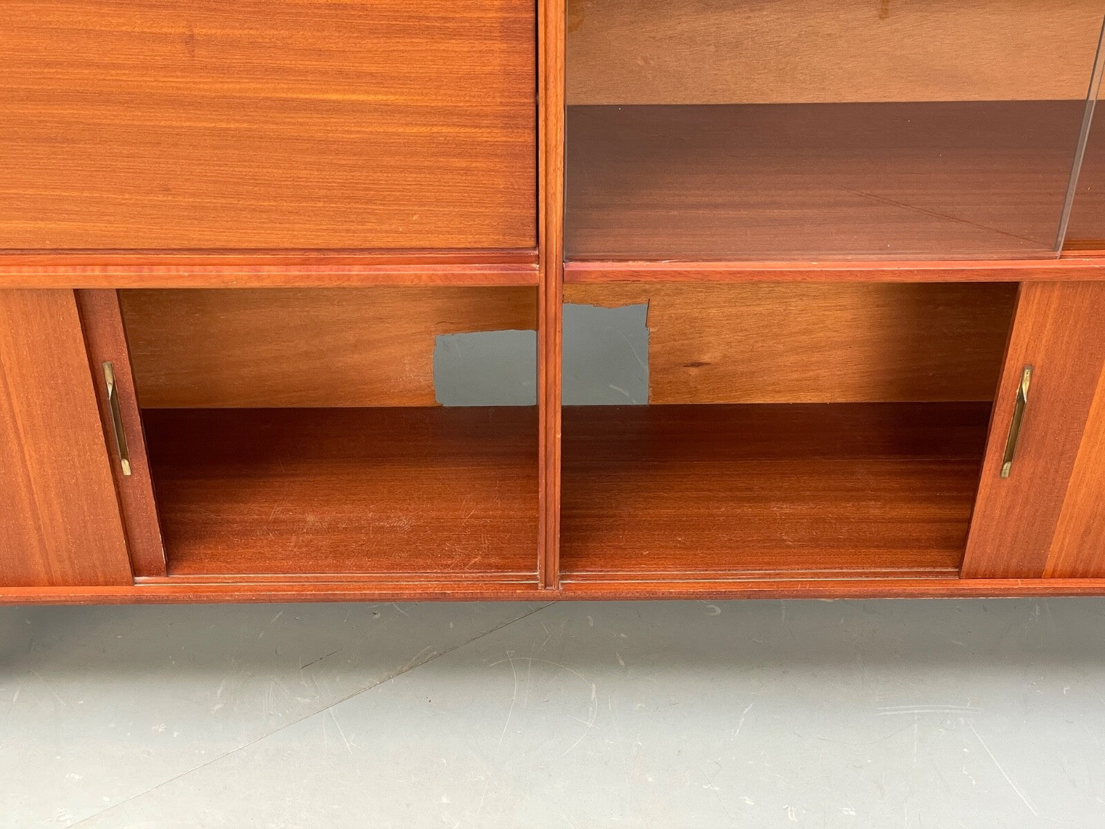 Vintage Teak Wall Unit With Writing Desk Beaver & Tapley 1960s EB9504 MWOO - UKDK FURNITURE