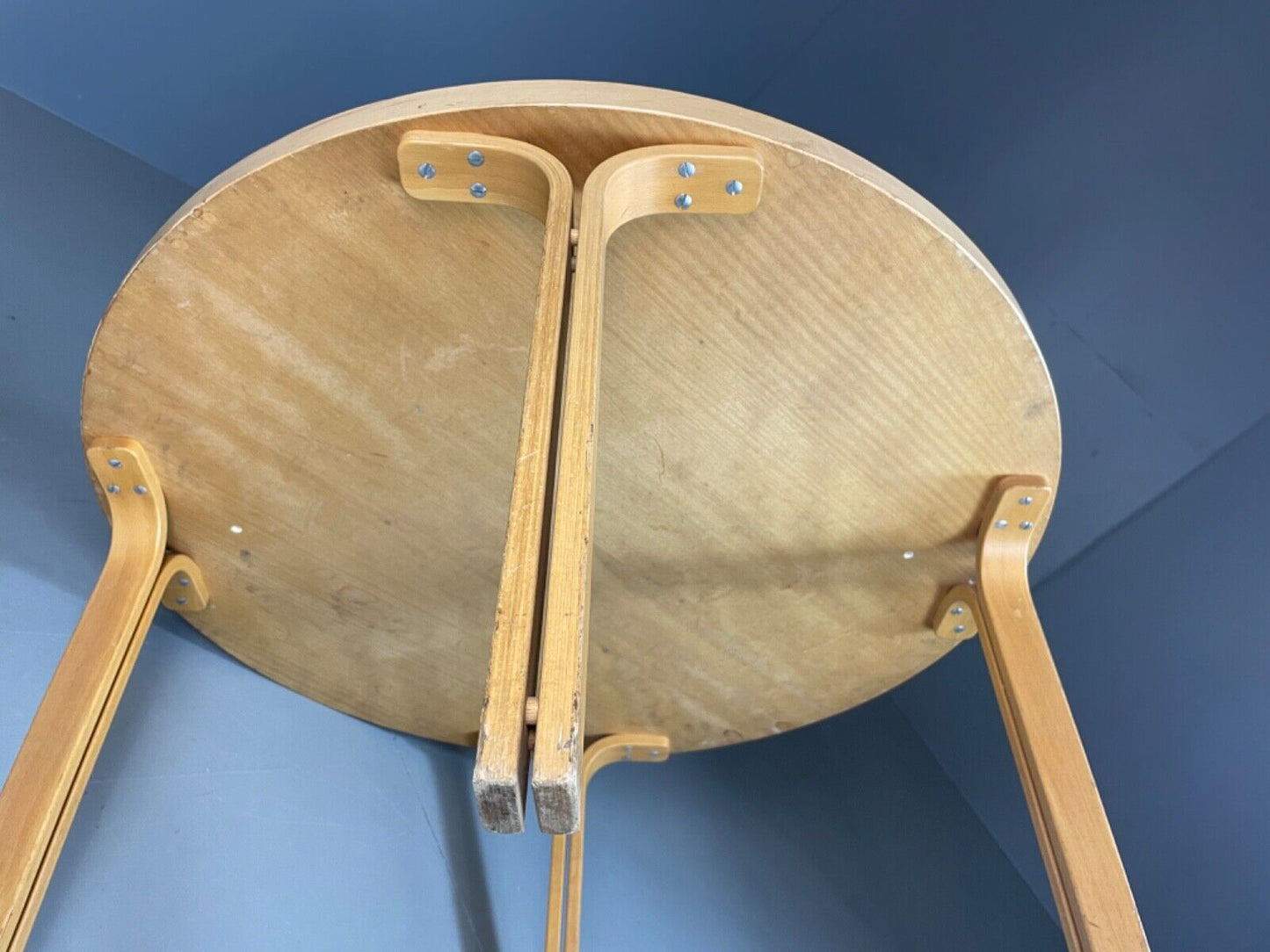 Danish Coffee Table, Bent wood, Aalto Style, Vintage, Retro. 1970s, EB4842 MWOO - UKDK FURNITURE