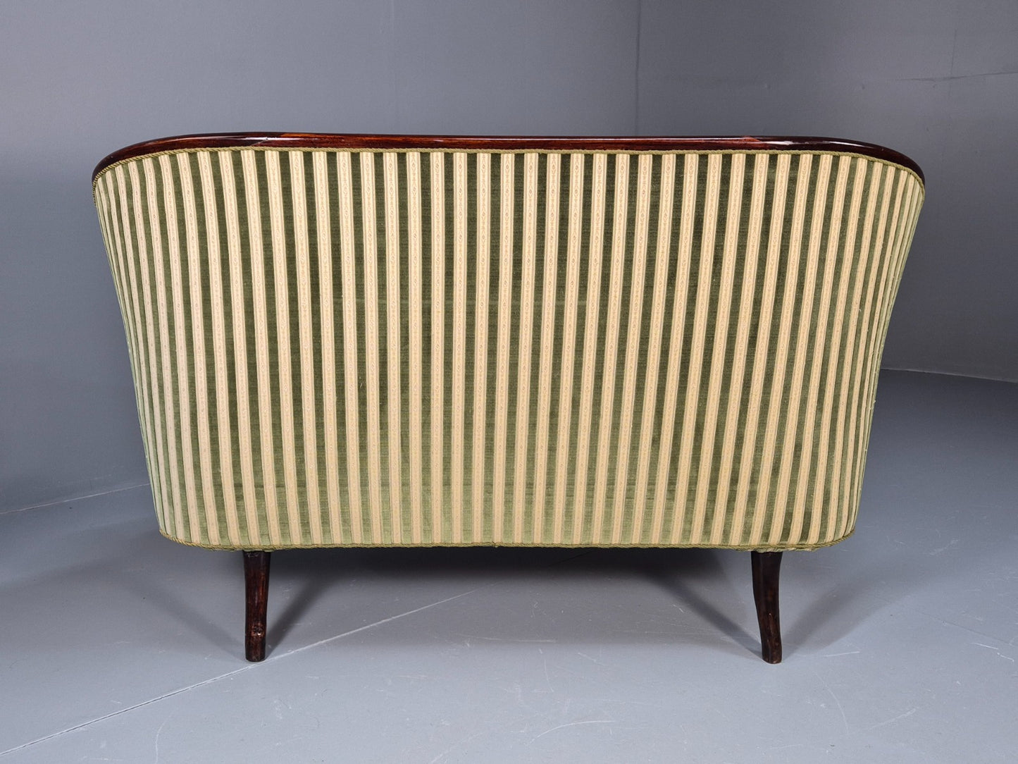 Antique Danish Gold and Green Mahogany Sofa 1900s EB9663 V2SS - UKDK FURNITURE
