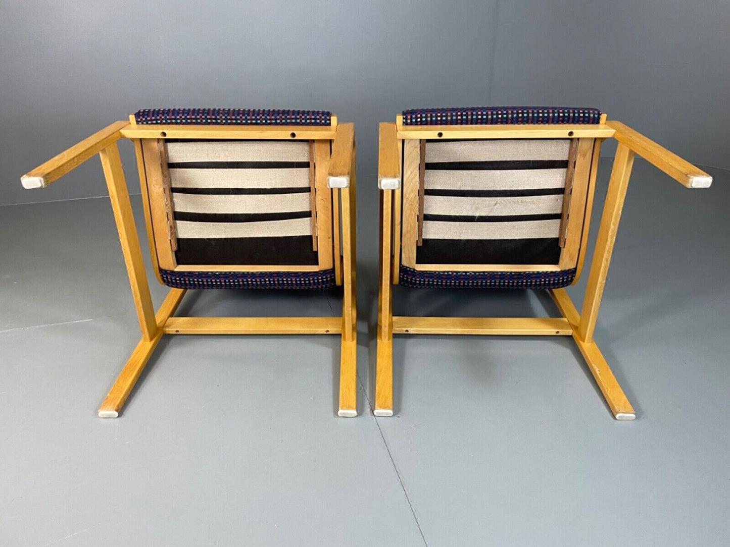 Two Farstrup Bentwood Chairs, Aalto Style, Retro, Vintage MCM EB4877 MBEN - UKDK FURNITURE