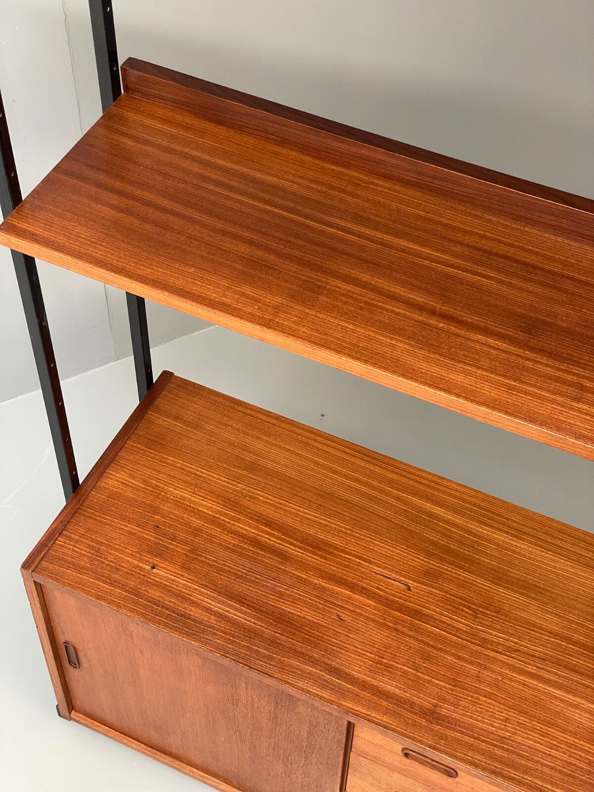 Vintage Modular Teak Wall Unit By Interflex 1960s Retro Drawers EB9822 MWOO - UKDK FURNITURE
