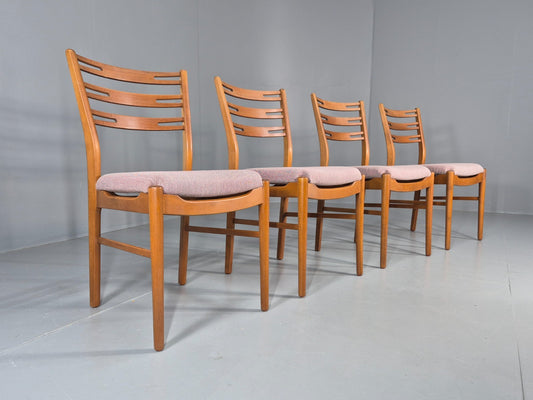 4 Vintage Danish Dining Chairs Della by Farstrup 1960s New Seats EB11920 MDIN1