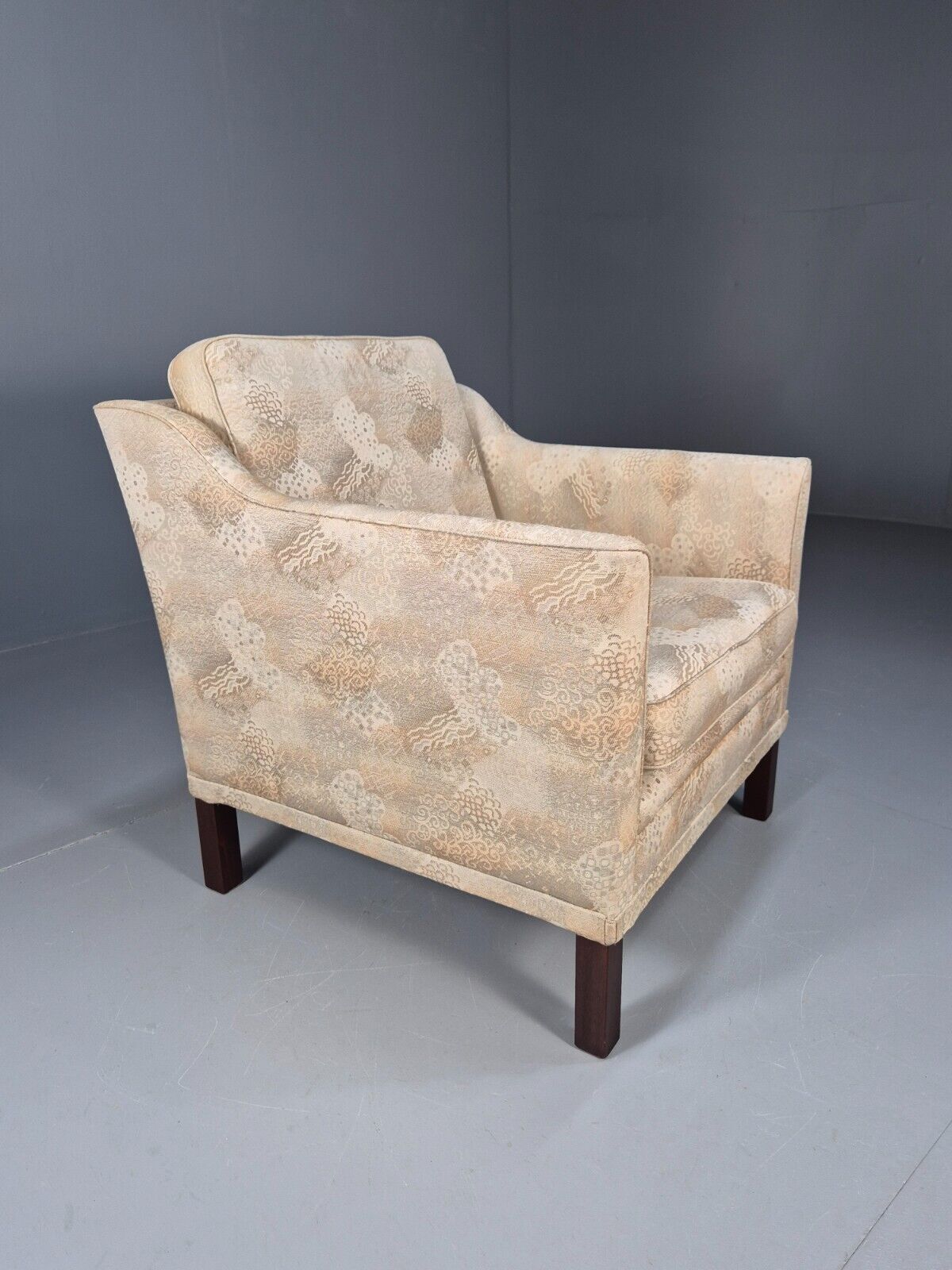 Vintage Danish 1970s Lounge Chair Mogensen Style Retro MCM EB9044 MNOR - UKDK FURNITURE