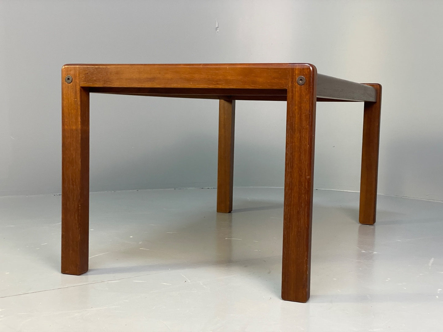 Vintage 1970s Tile Topped Teak Coffee Table Danish Retro Design EB9833 MWOO - UKDK FURNITURE