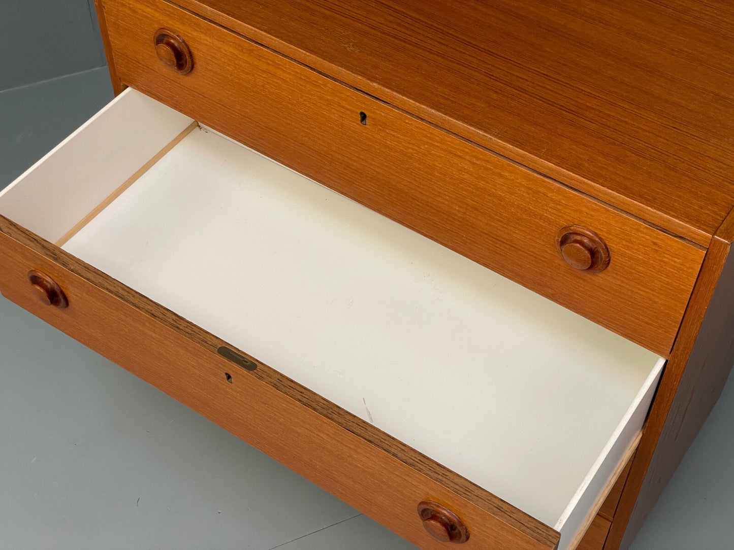 Mid Century Teak Chest Of Drawers By Erik Franssons Retro Scandi EB9824 MWOO - UKDK FURNITURE