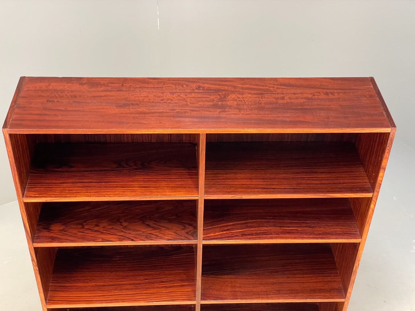 Vintage Danish Shelving Unit Retro Adjustable Storage Darkwood EB9103 MWOO - UKDK FURNITURE