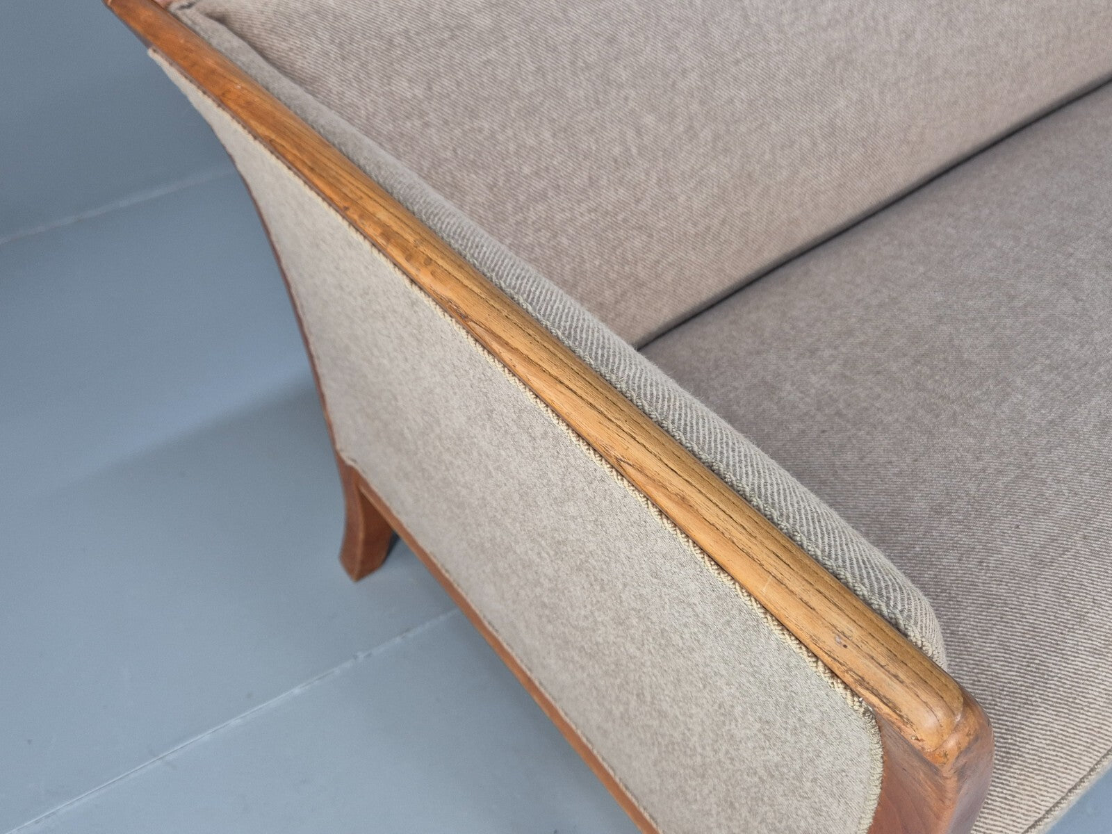 Vintage Danish Fritz Henningsen Style 2 Seater Sofa 1940s Retro EB9669 M2SS - UKDK FURNITURE