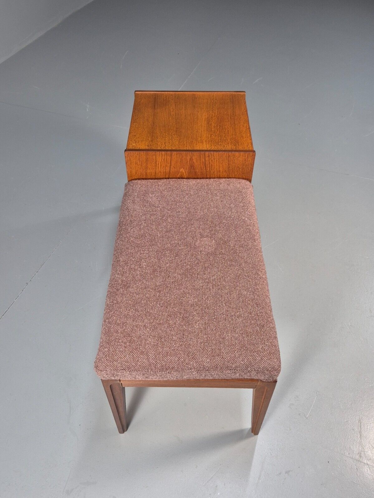 Vintage Teak Telephone Seat Drawer Mid Century Retro 1970s EB9085 MWOO - UKDK FURNITURE