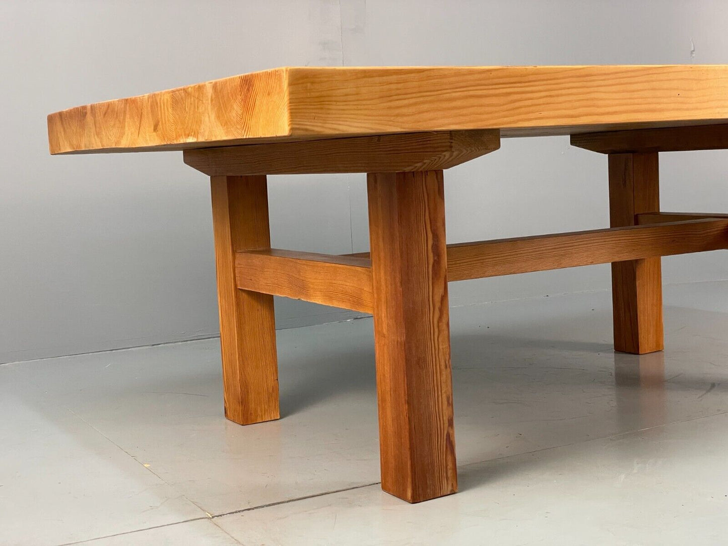 Large Solid Pine Coffee Table Scandinavian Design EB7551 MWOO - UKDK FURNITURE