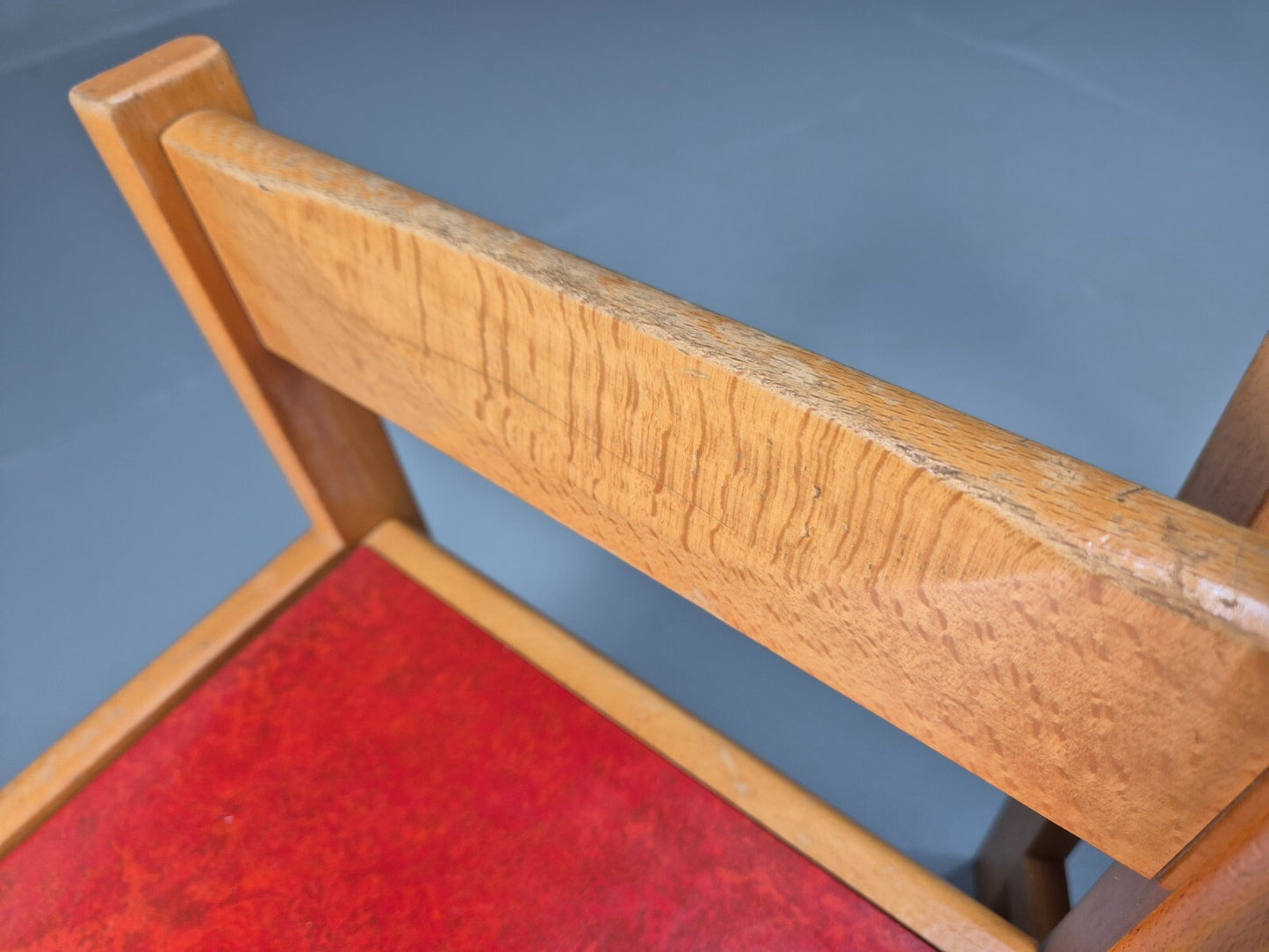 2 Vintage Danish Nursery School Chairs Beech 1970s Retro EB9673 MSTA - UKDK FURNITURE