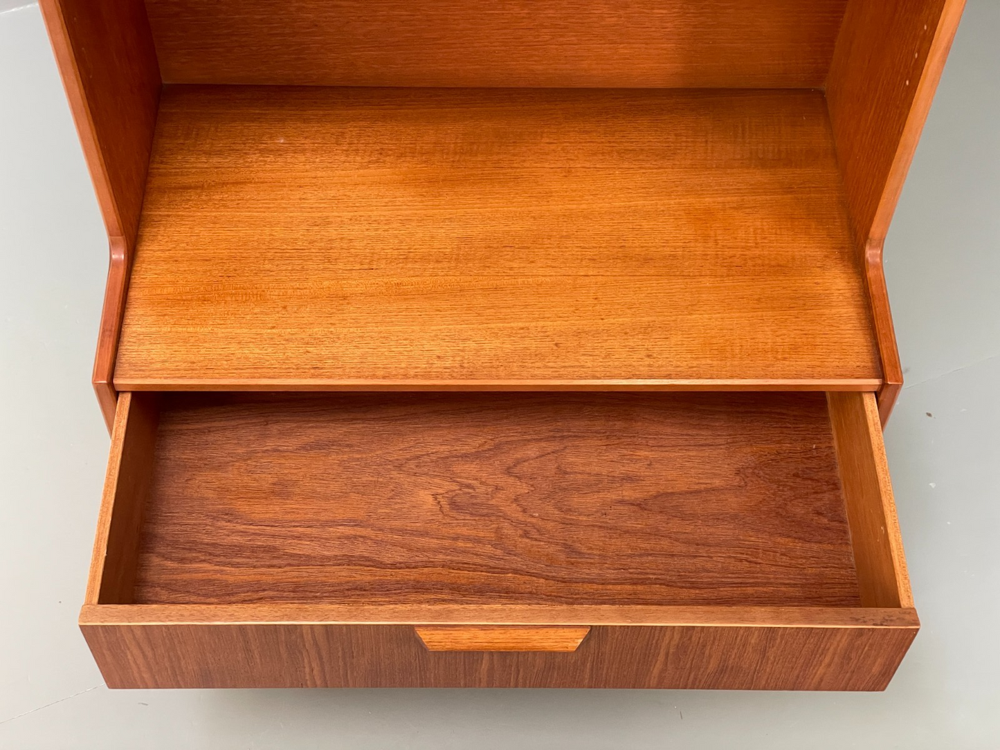 Vintage Teak Wall Unit By Gibbs Furniture 1970s Design Drawers EB9529 MWOO - UKDK FURNITURE