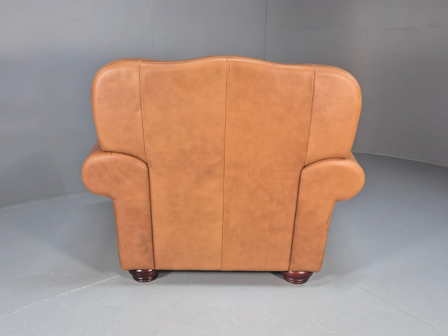 Vintage Leather Club Chair 1980s Danish Retro EB9642 VLEA - UKDK FURNITURE