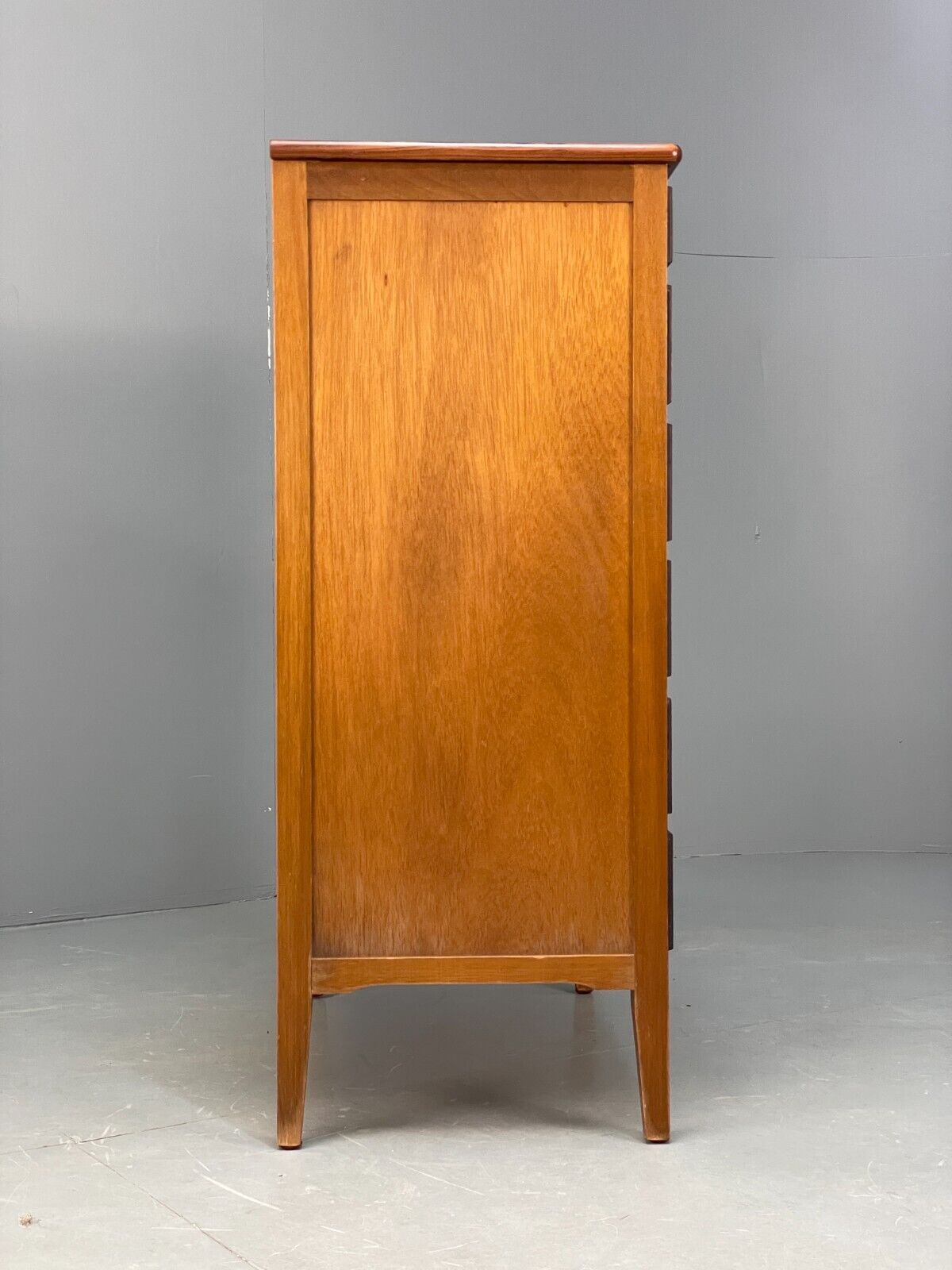 Vintage Danish Teak Chest Of Drawers Solid Handles Mid Century EB9117 MWOO - UKDK FURNITURE