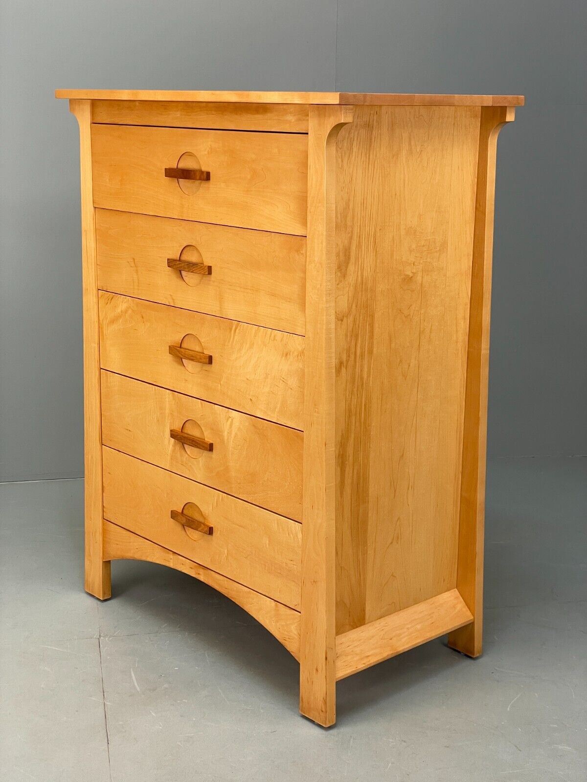 Modern Solid Chest Of Drawers Berkeley By Copeland EB9121 MWOO - UKDK FURNITURE