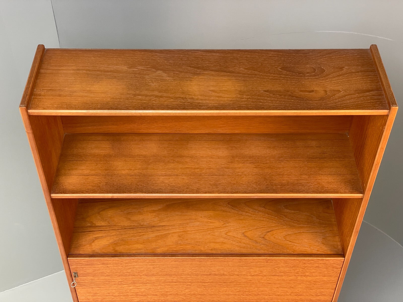 Vintage Teak Wall Unit By Gibbs Furniture 1970s Drinks Cabinet EB9526 MWOO - UKDK FURNITURE