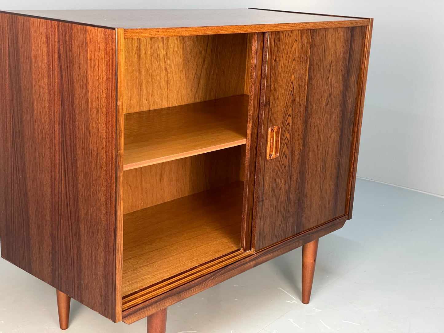 Midcentury Danish Storage Cabinet Sliding Door By Torben B Nielsen EB8730 MWOO - UKDK FURNITURE
