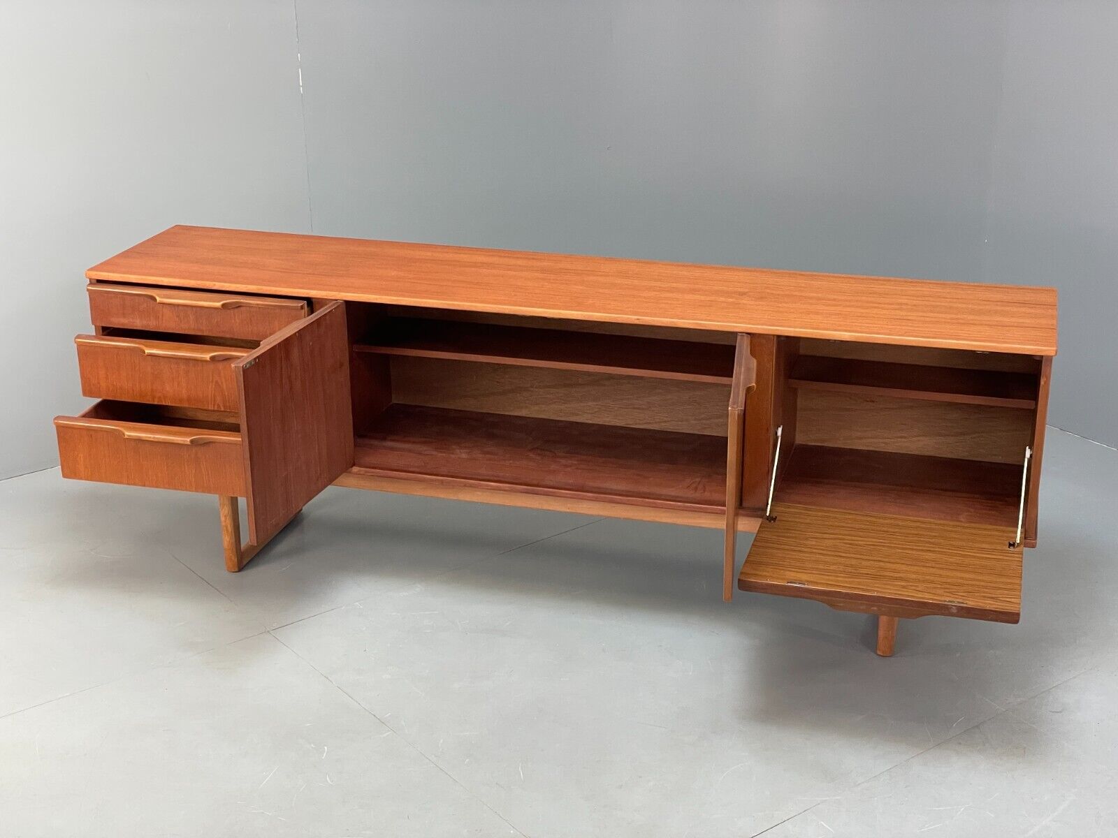 Vintage Teak Sideboard By Stonehill Furniture Retro Design Drawers EB9418 MWOO - UKDK FURNITURE