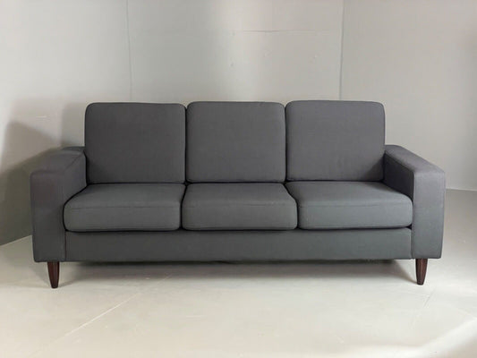 Modern Danish Sofa by Hurup Slate Grey Fabric Beech 1980s Style EB6120 M3SS - UKDK FURNITURE