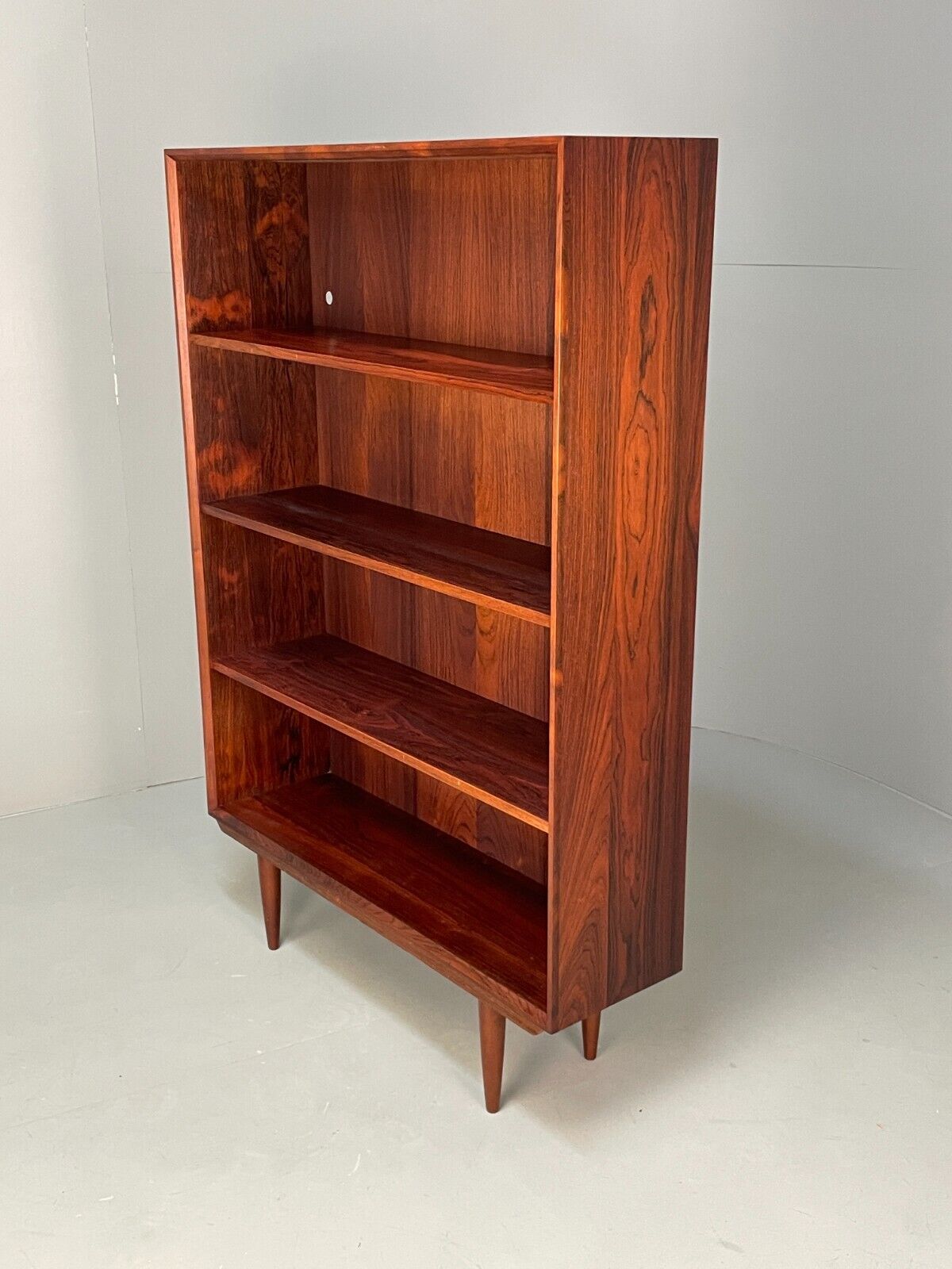 Vintage Danish Bookcase Midcentury Brouer Style Adjustable Shelving EB9413 MWOO - UKDK FURNITURE