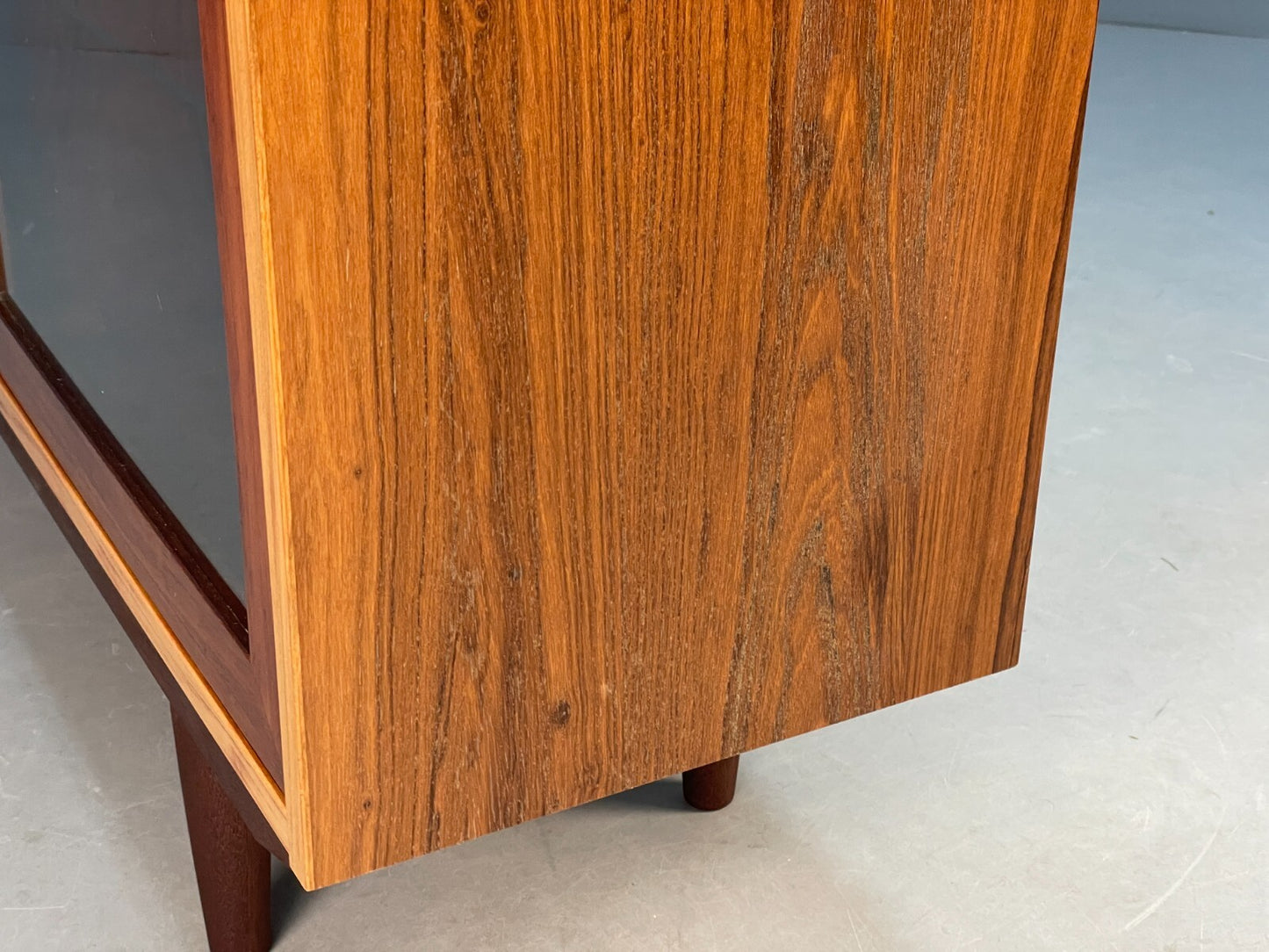 Vintage Danish Glazed Shelving Unit Bookcase Retro Mid Century EB9107 MWOO - UKDK FURNITURE