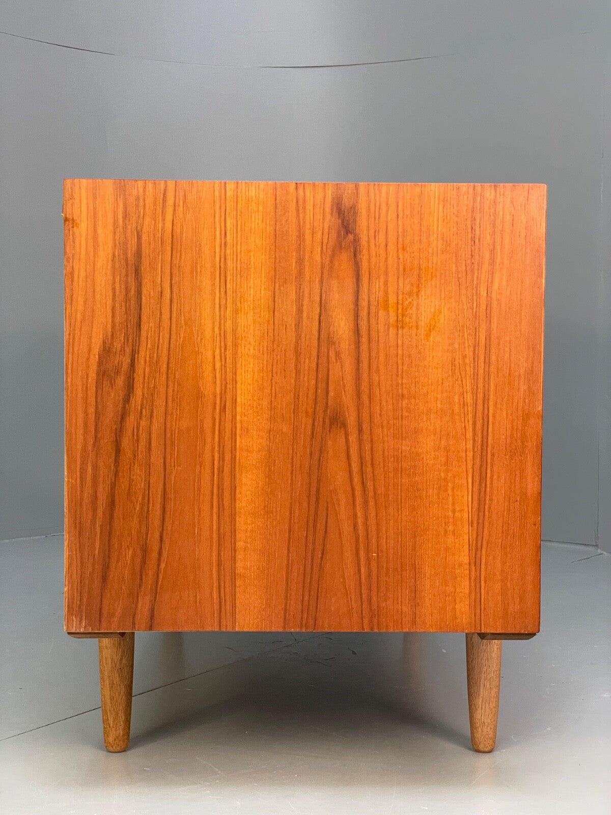 Vintage Danish Teak Sideboard By Omann Jun Drawers Shelving Retro EB9815 MWOO - UKDK FURNITURE