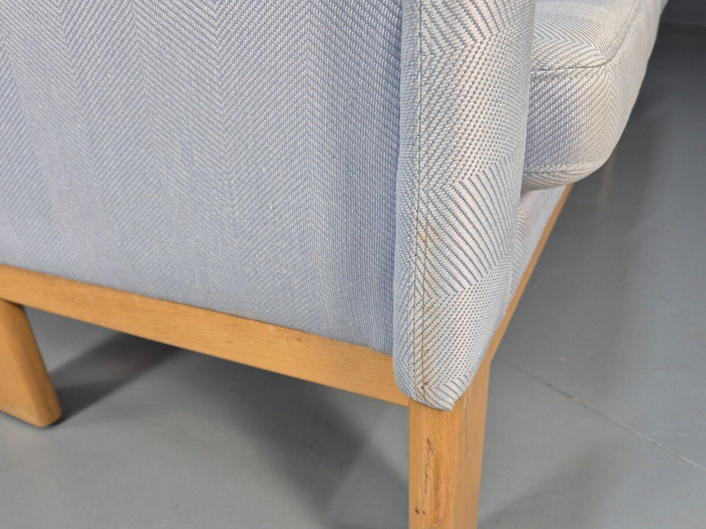 Vintage Swedish 2 Seat Sofa Blue Wool MId century Retro 1970s EB7669 M2SS - UKDK FURNITURE