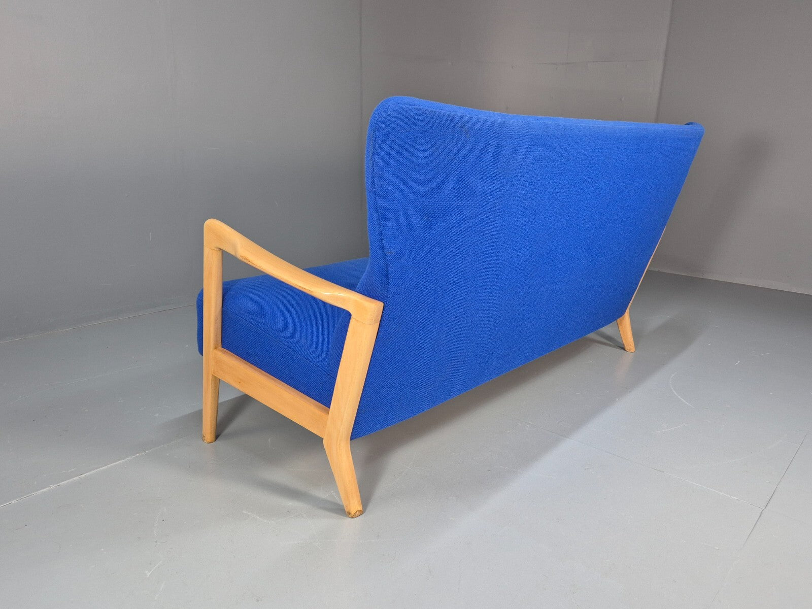 Vintage Fritz Hansen 2 Seat Sofa Soren Hansen Design 1940s MCM EB9016 M2SS - UKDK FURNITURE