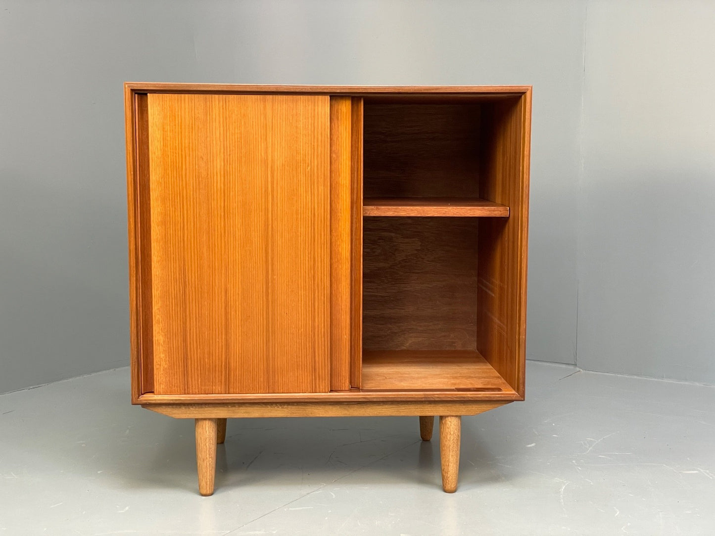 Vintage G Plan Form 5 Teak Cabinet Sliding Doors Retro Storage EB10003 MWOO - UKDK FURNITURE