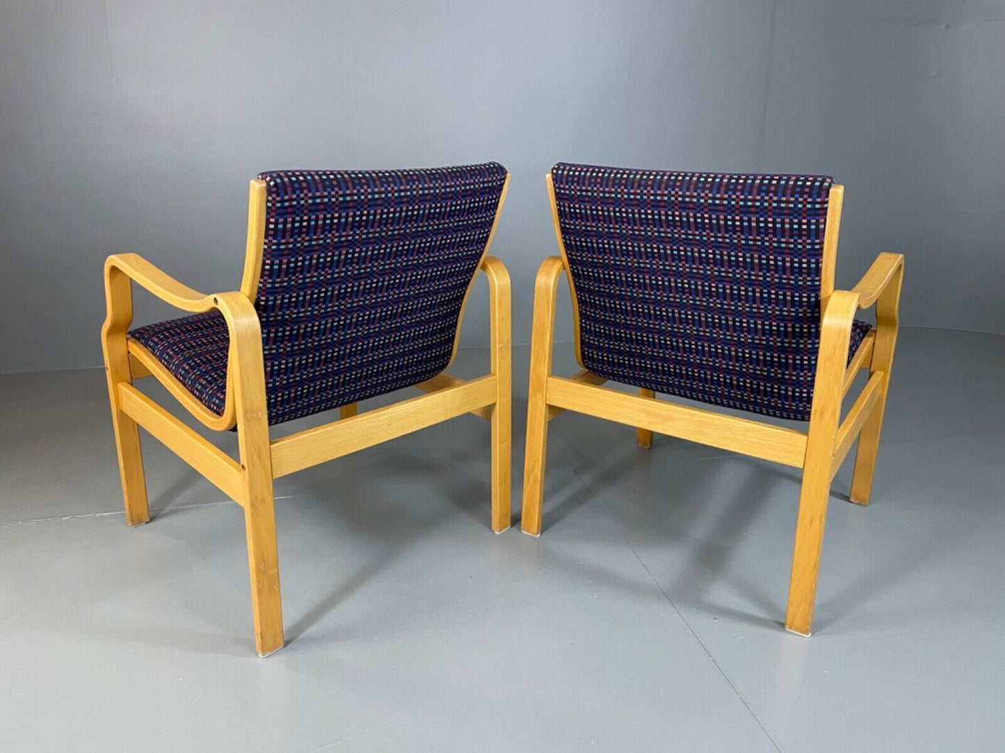 Two Farstrup Bentwood Chairs, Aalto Style, Retro, Vintage MCM EB4878 MBEN - UKDK FURNITURE