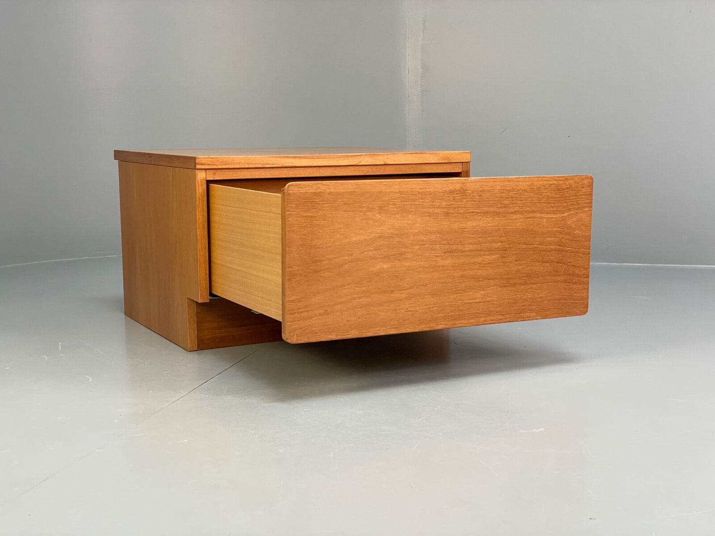 Vintage Teak Bedside Table With Drawer Beaver & Tapley 1970s Retro EB9742 MWOO - UKDK FURNITURE