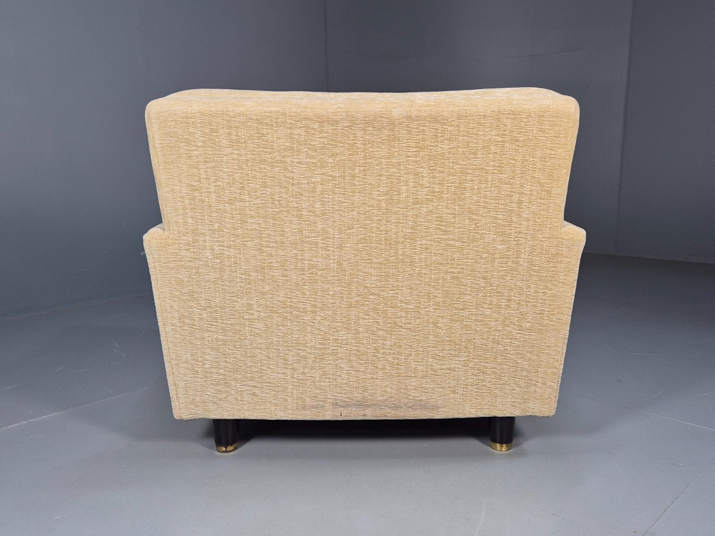 Vintage 1960s Lounge Chair in Cream Floral Retro MCM EB9682 MNOR - UKDK FURNITURE