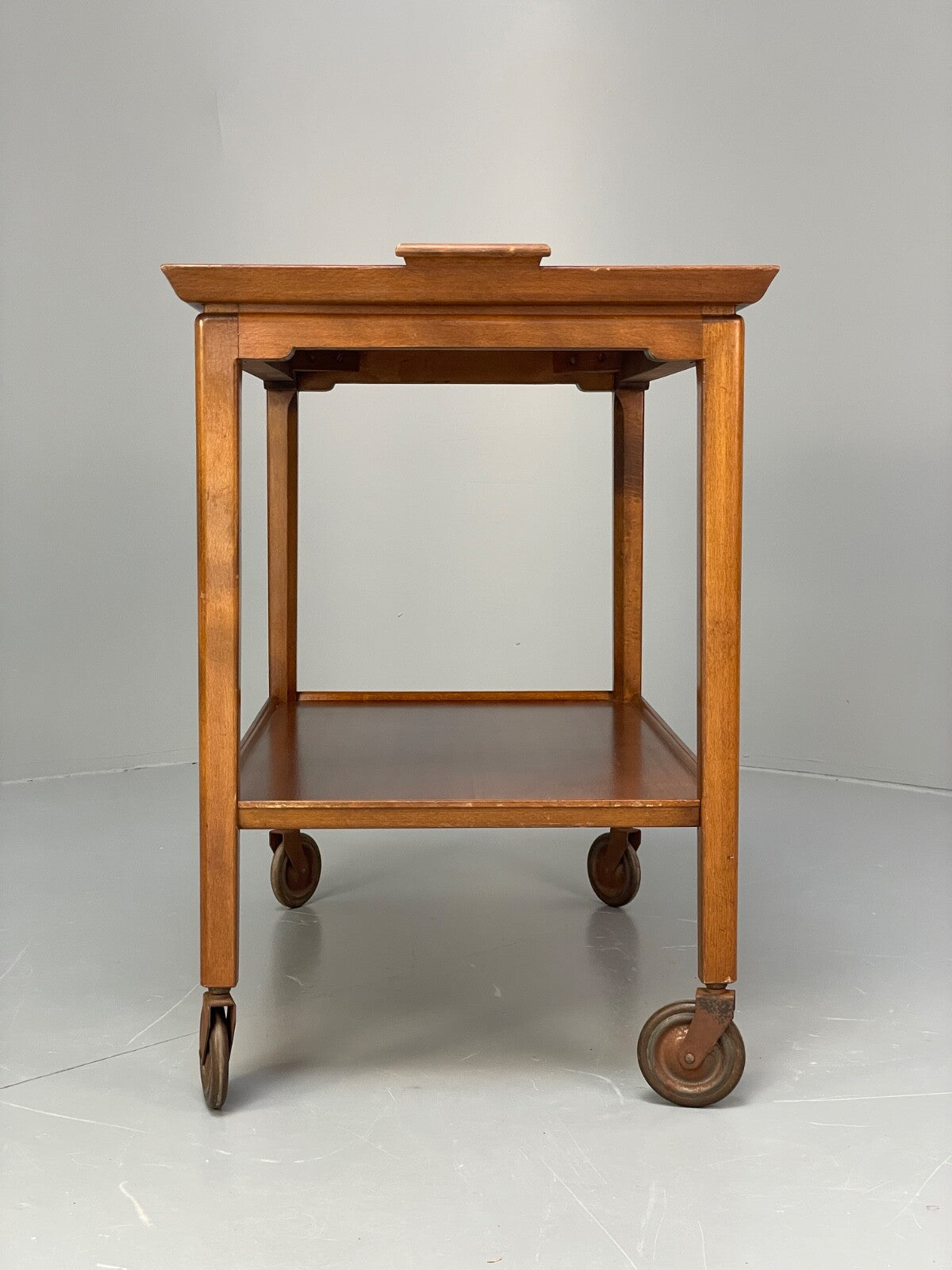 1940s Drinks Trolley For Nordiska Kompaniet Beech Mahogany EB9765 MWOO - UKDK FURNITURE