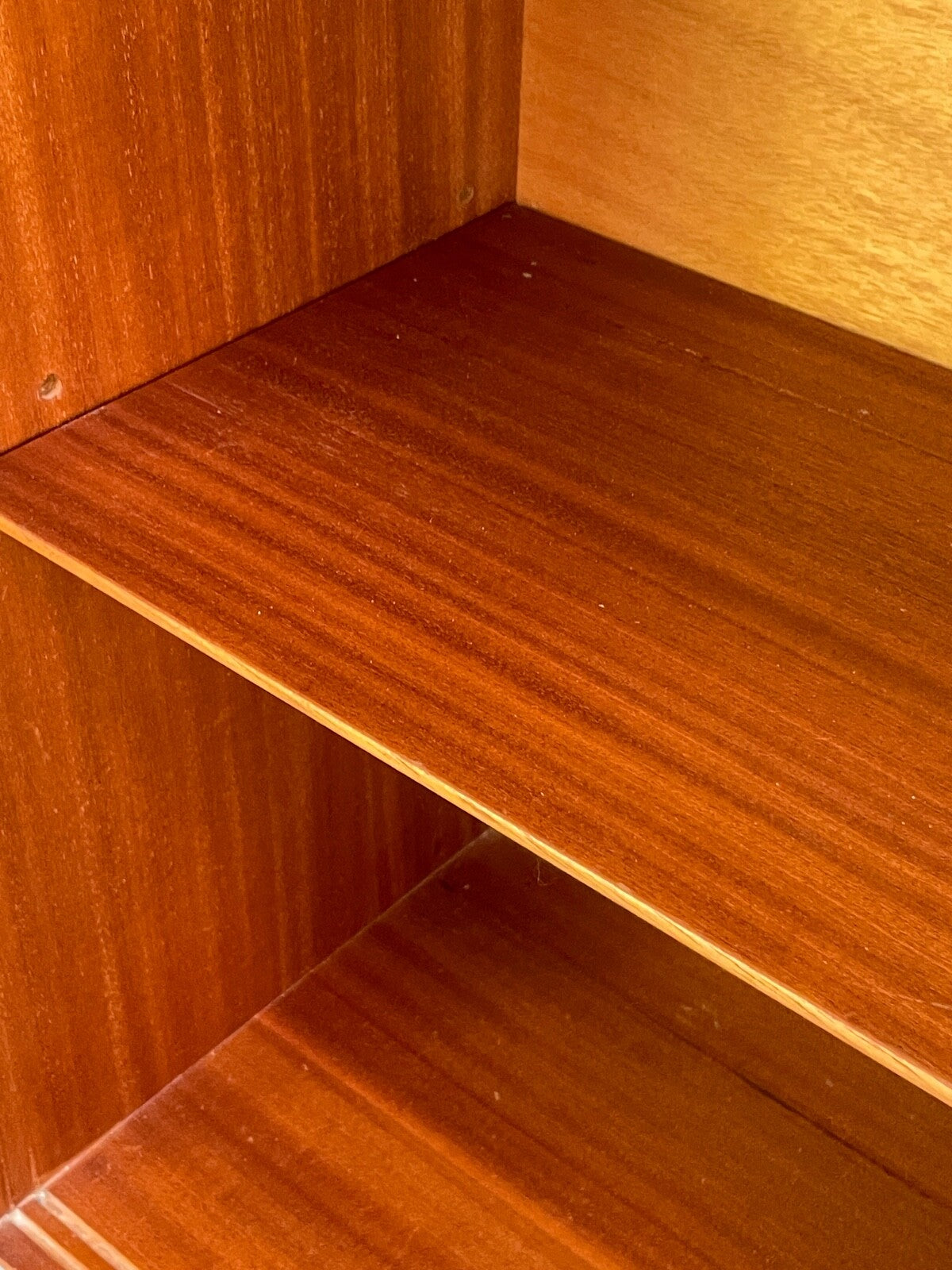 Vintage Teak Glazed Bookcase Beaver And Tapley Mid Century Shelving EB9718 MWOO - UKDK FURNITURE