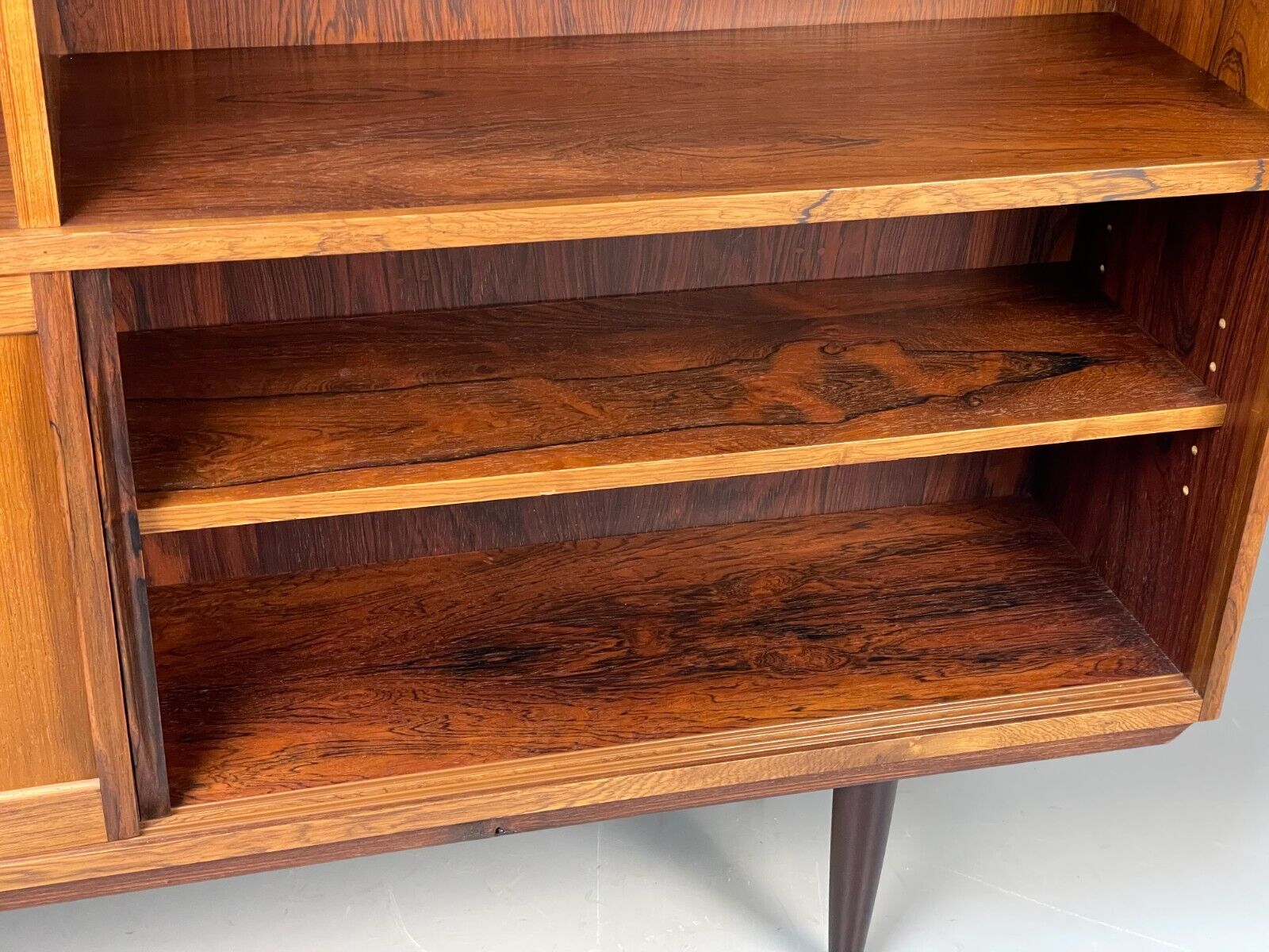 Midcentury Danish Tall Sideboard Storage Cabinet Vintage 1960s EB8674 MWOO - UKDK FURNITURE