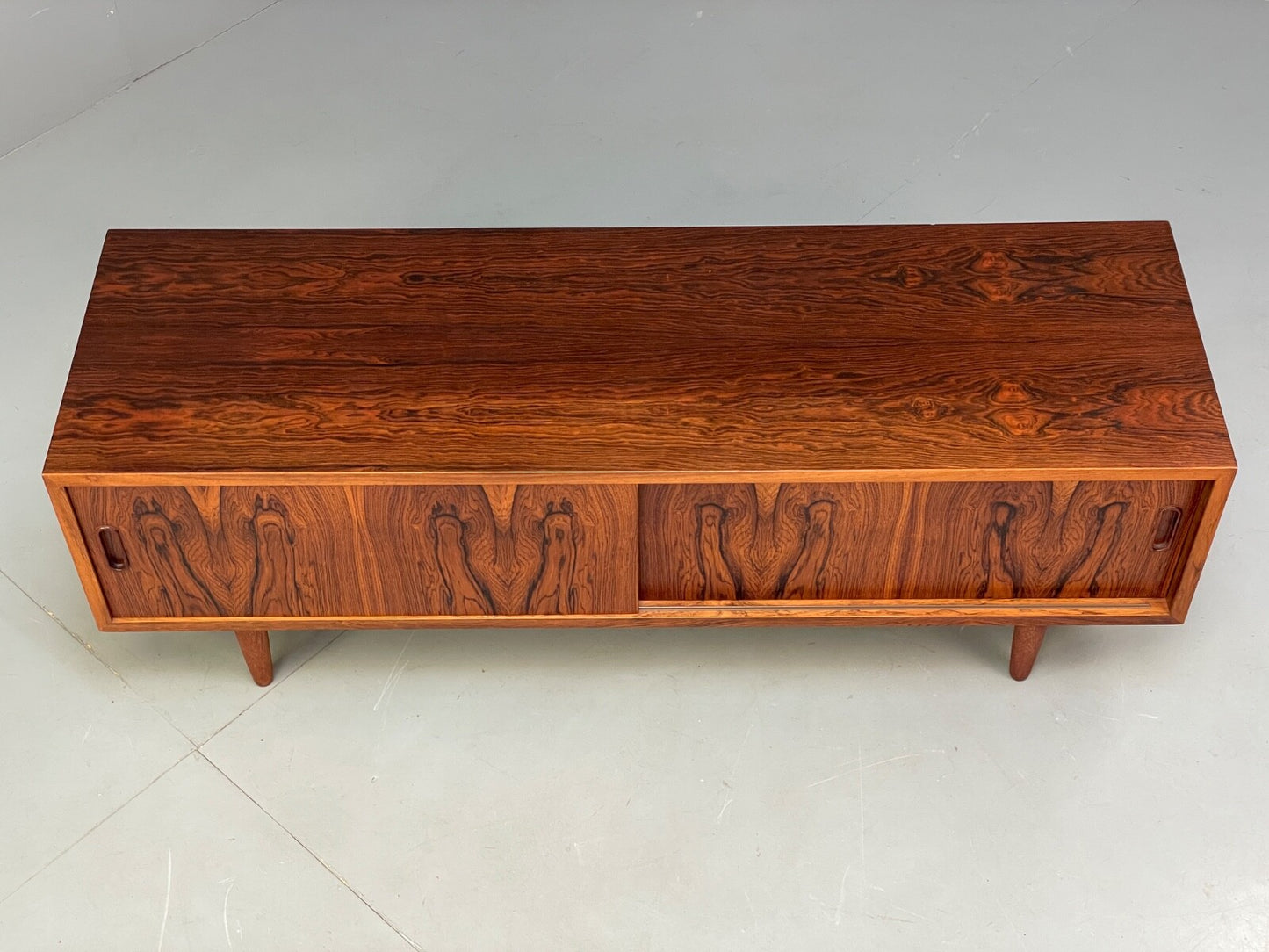 Vintage Danish Media Unit TV Stand HiFi Cabinet By Poul Hundevad EB9511 MWOO - UKDK FURNITURE