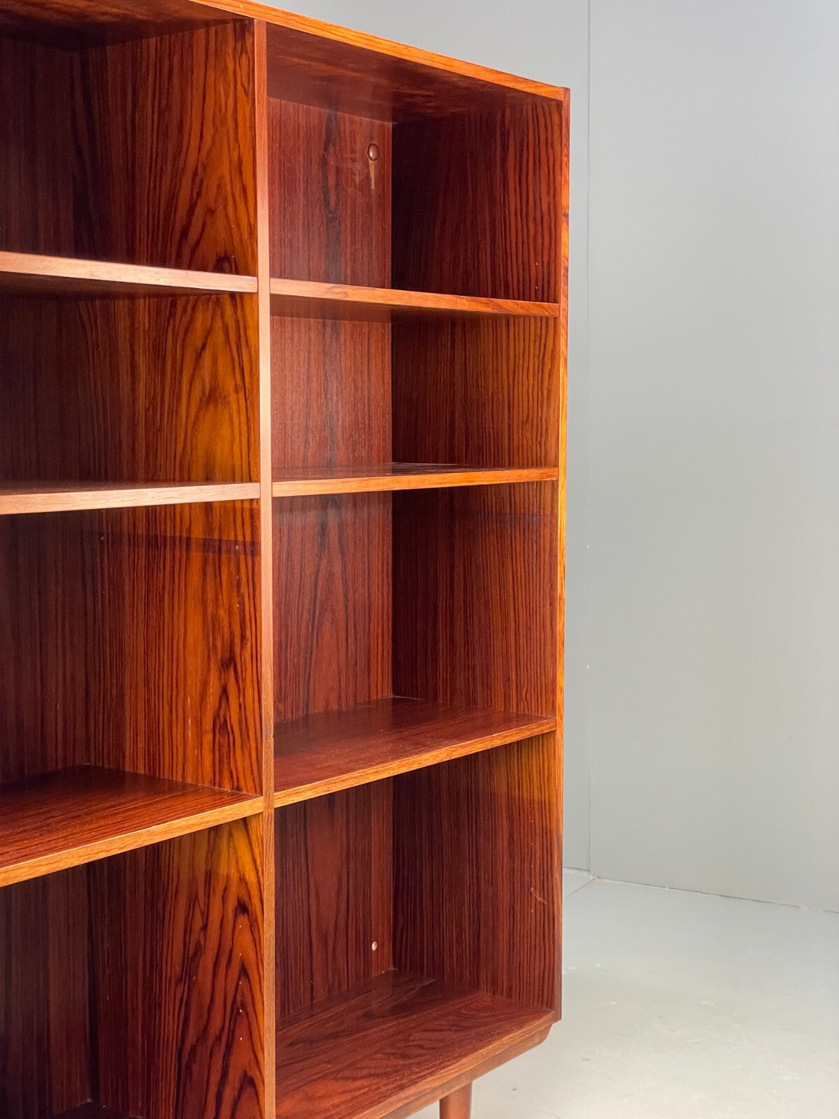 Vintage Danish Shelving Unit Retro Adjustable Storage Darkwood EB9103 MWOO - UKDK FURNITURE