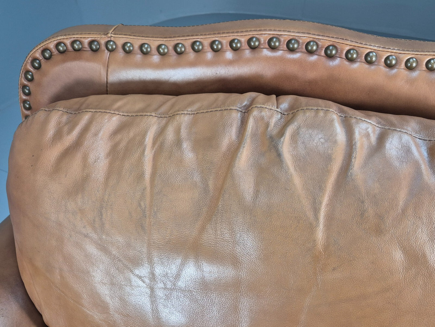Vintage Leather Club Chair 1980s Danish Retro EB9642 VLEA - UKDK FURNITURE