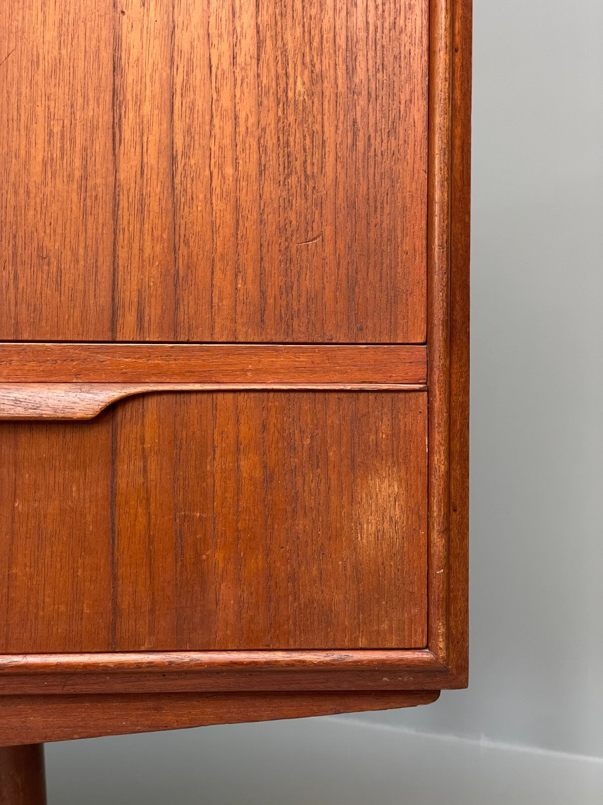 Vintage 1950s Danish Teak Highboard With Shelving Drawers EB8802 MWOO - UKDK FURNITURE