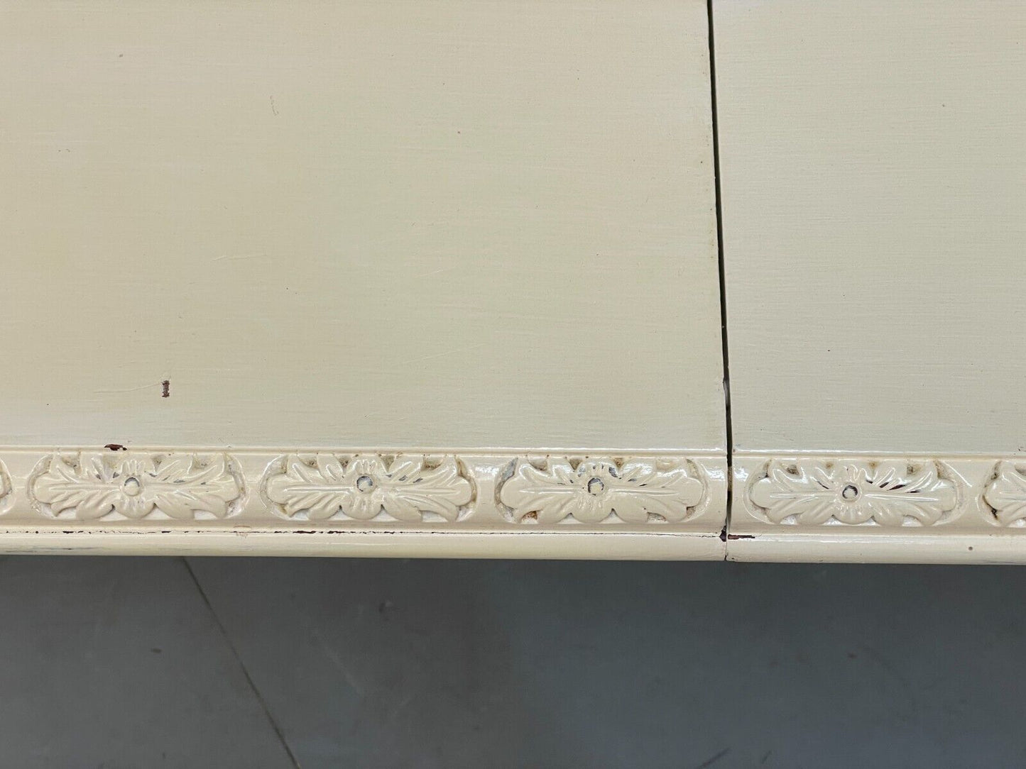 Antique Extending Dining Table Off White Painted Mahogany French EB9127 VWOO - UKDK FURNITURE