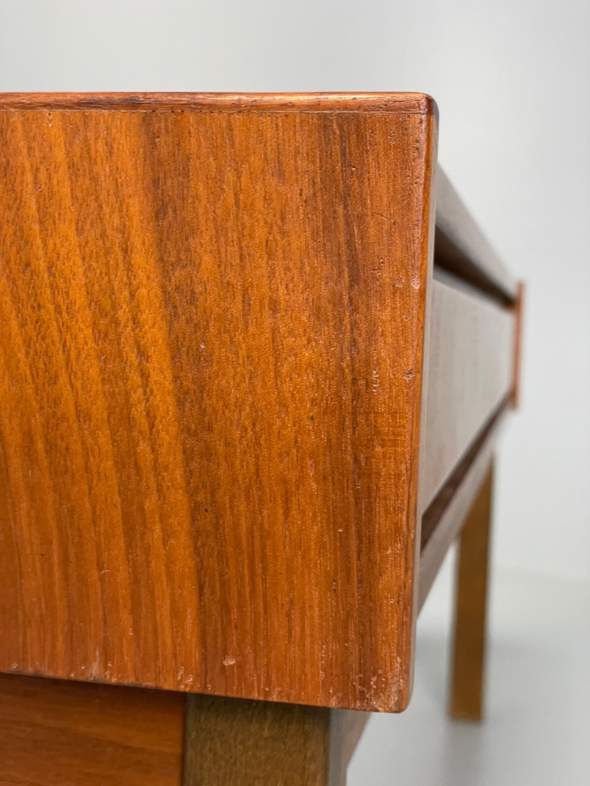 Vintage Teak Side Table With Drawers 1960s Mid Century EB11200 MWOO19