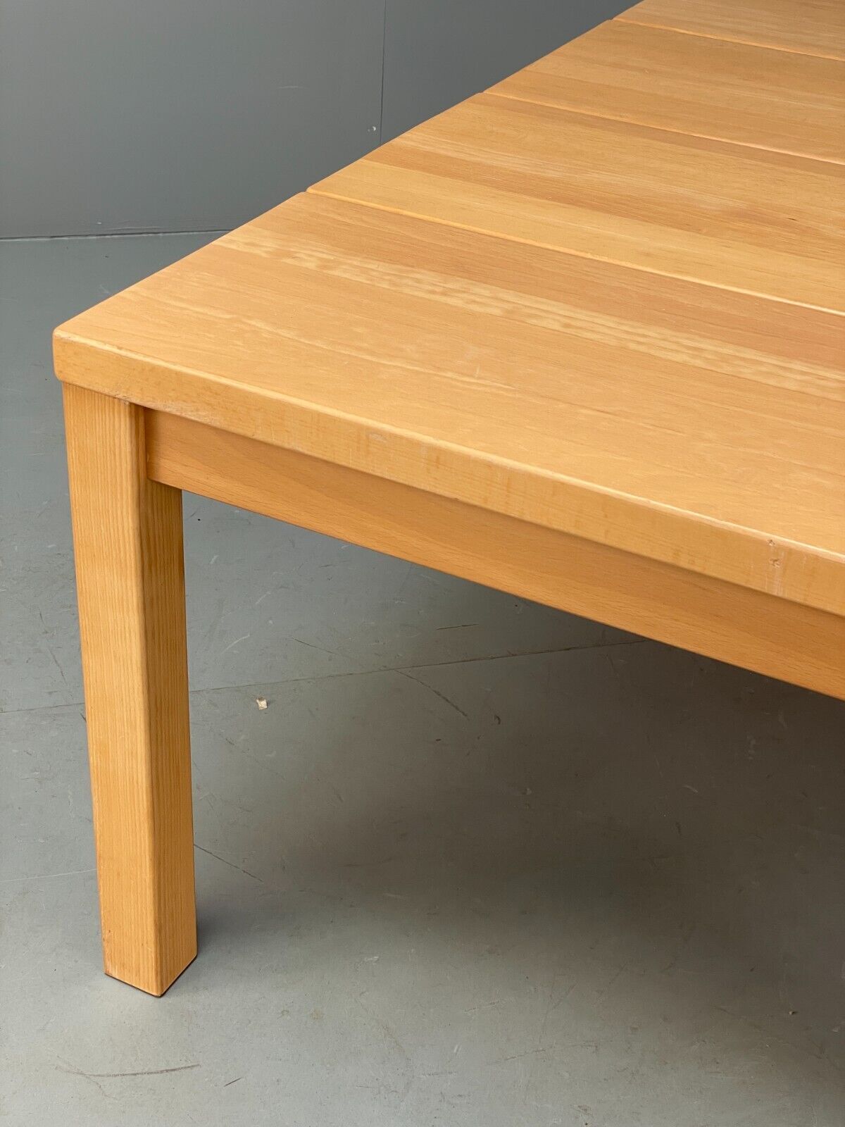 Vintage Danish Coffee Table By Rubby Solid Beech Extension EB8825 MWOO - UKDK FURNITURE