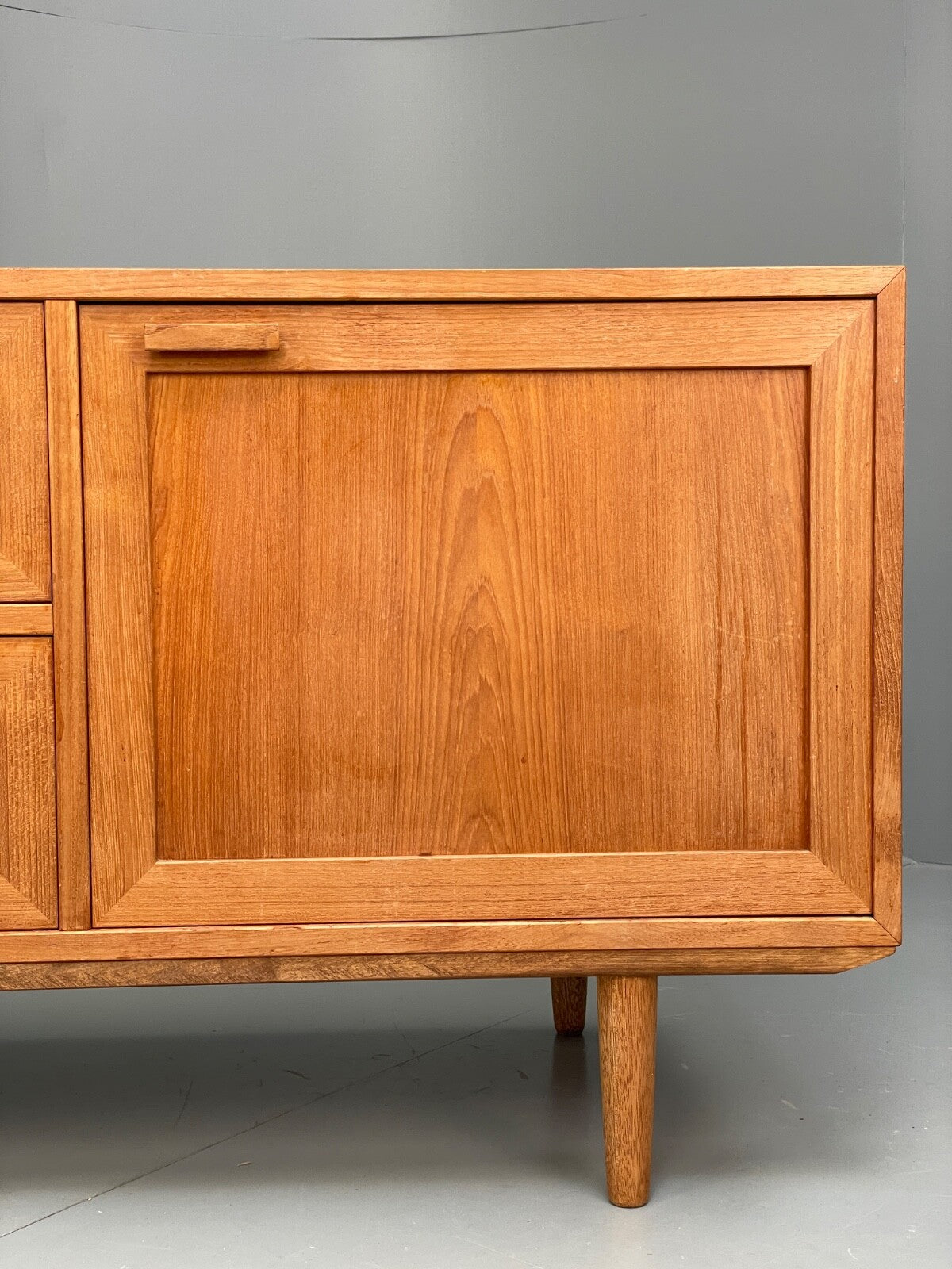 Vintage Danish Teak Sideboard By Omann Jun Drawers Shelving Retro EB9815 MWOO - UKDK FURNITURE