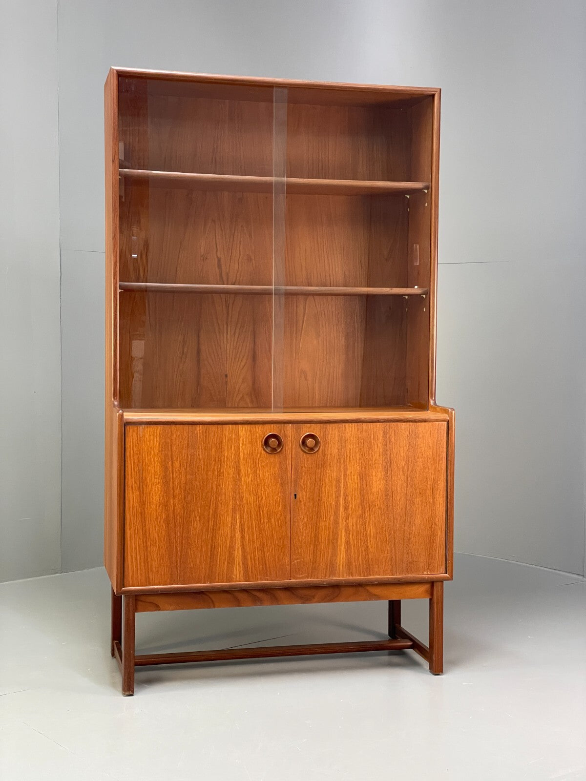 Vintage 1960s Teak Wall Unit By Tunridge Furniture Mid Century EB9528 MWOO - UKDK FURNITURE