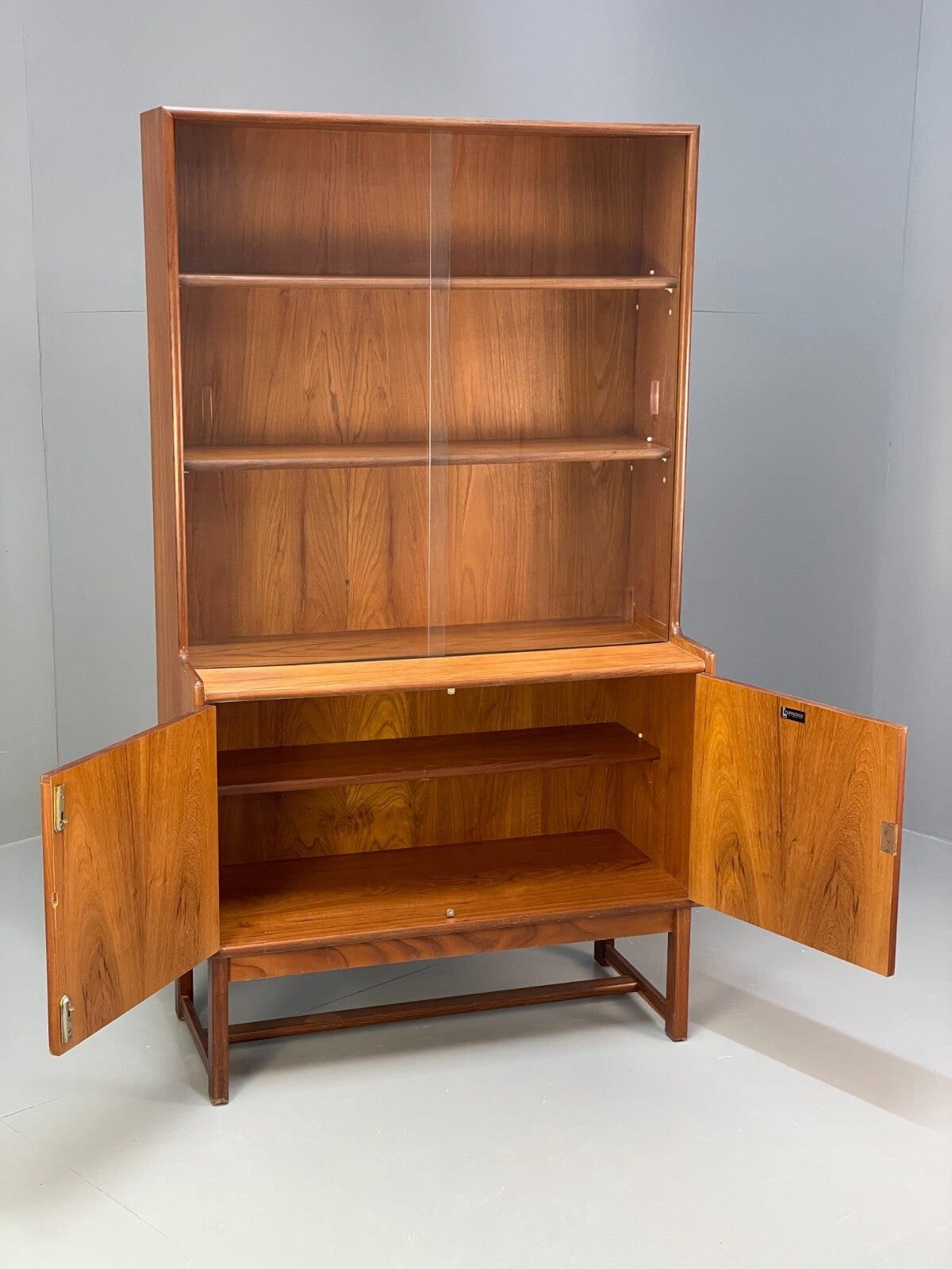 Vintage 1960s Teak Wall Unit By Tunridge Furniture Mid Century EB9528 MWOO - UKDK FURNITURE