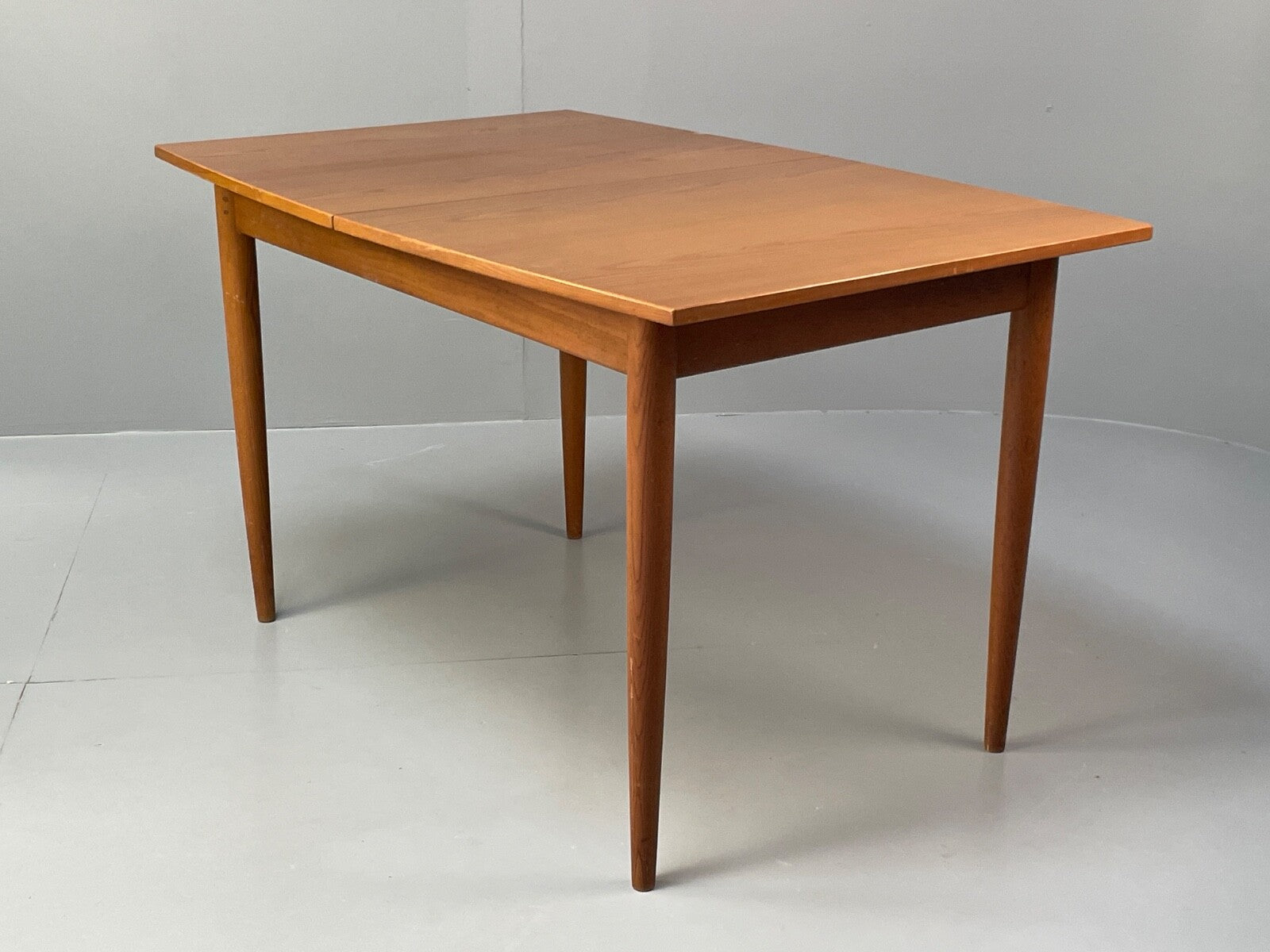 1960s Teak Dining Table Extending Rectangular Vintage By Scandart EB9810 MWOO - UKDK FURNITURE