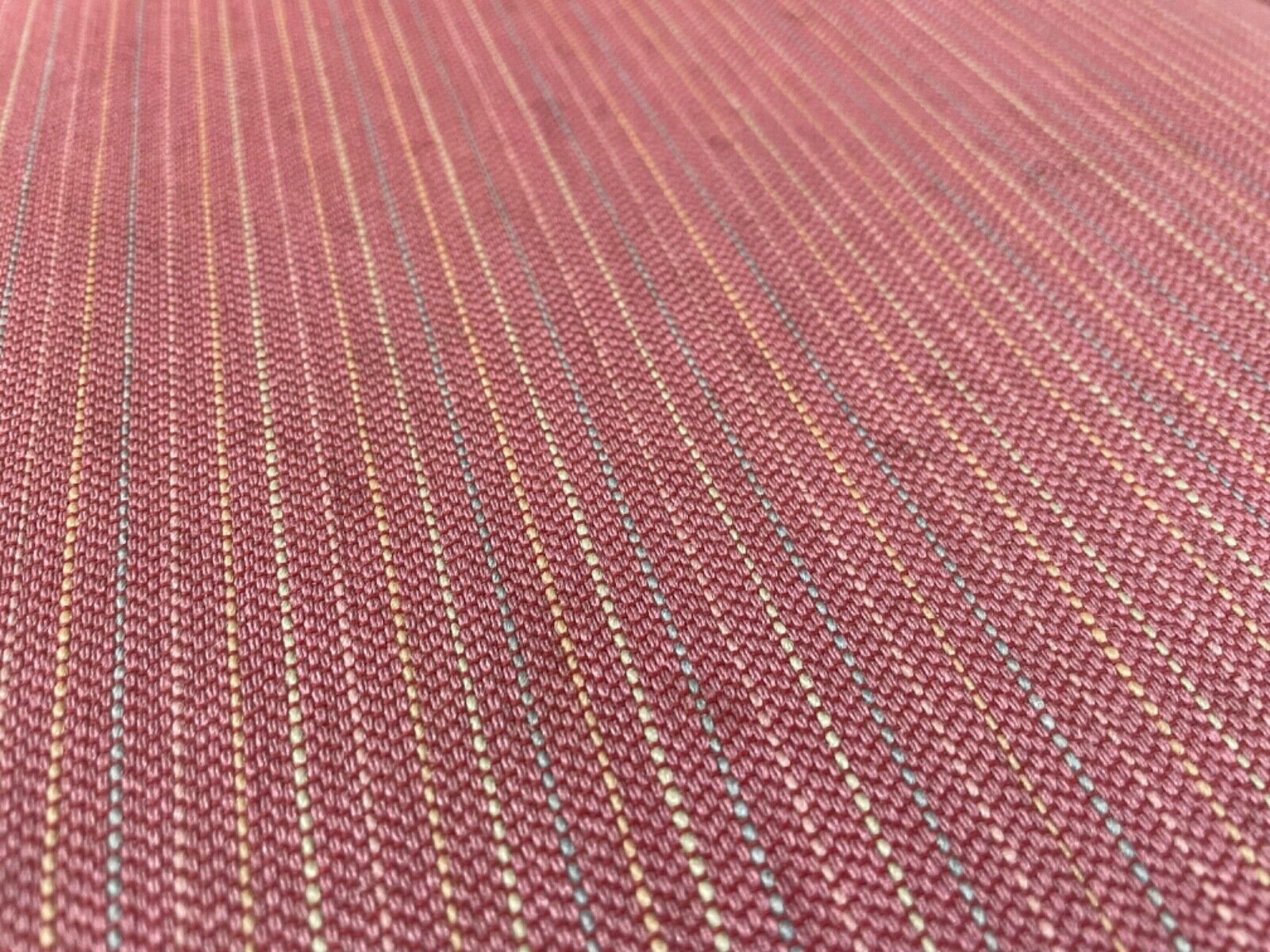 3 Danish 1980s Pine & Pink Fabric Dining Chairs Retro Post Modern EB4798 MDIN - UKDK FURNITURE