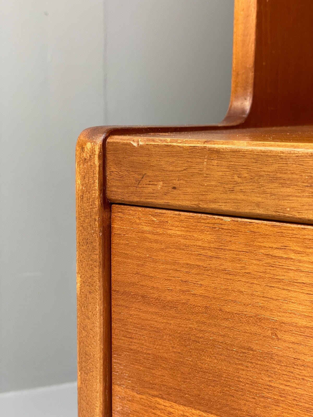 Vintage Teak Wall Unit With Drawers And Shelving 1960s Retro Design EB9739 MWOO - UKDK FURNITURE