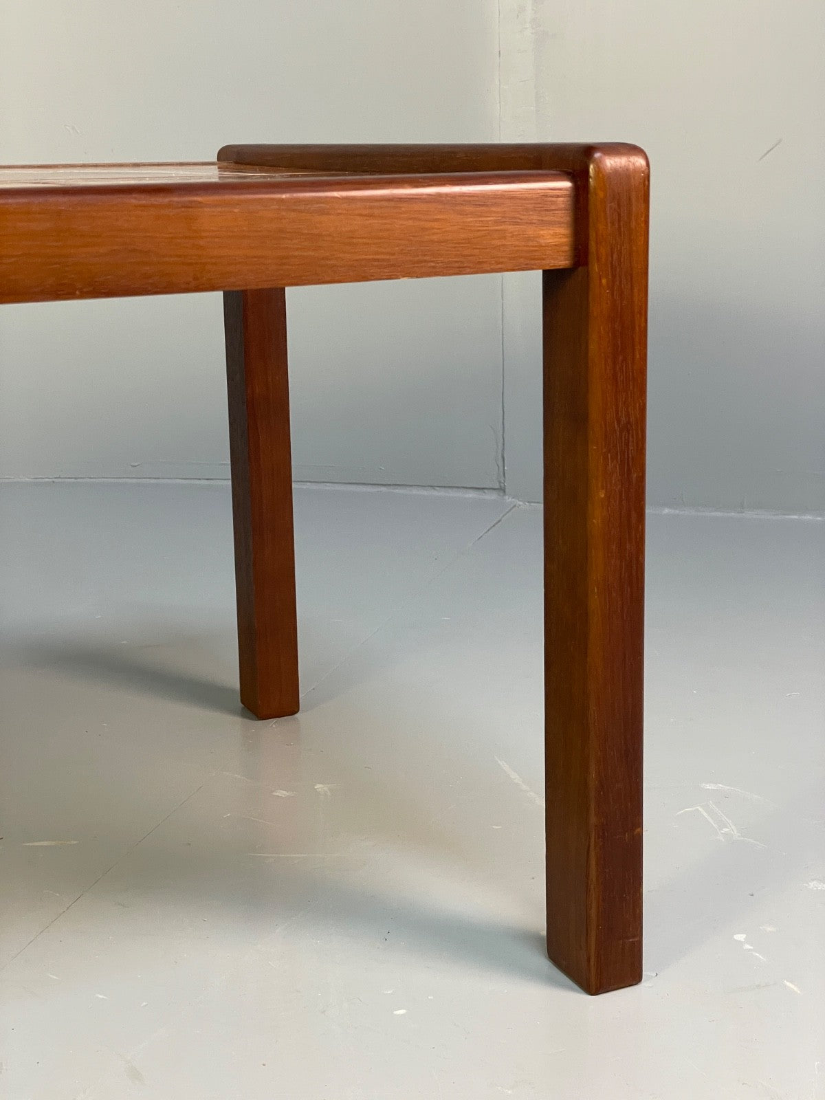 Vintage 1970s Tile Topped Teak Coffee Table Danish Retro Design EB9833 MWOO - UKDK FURNITURE